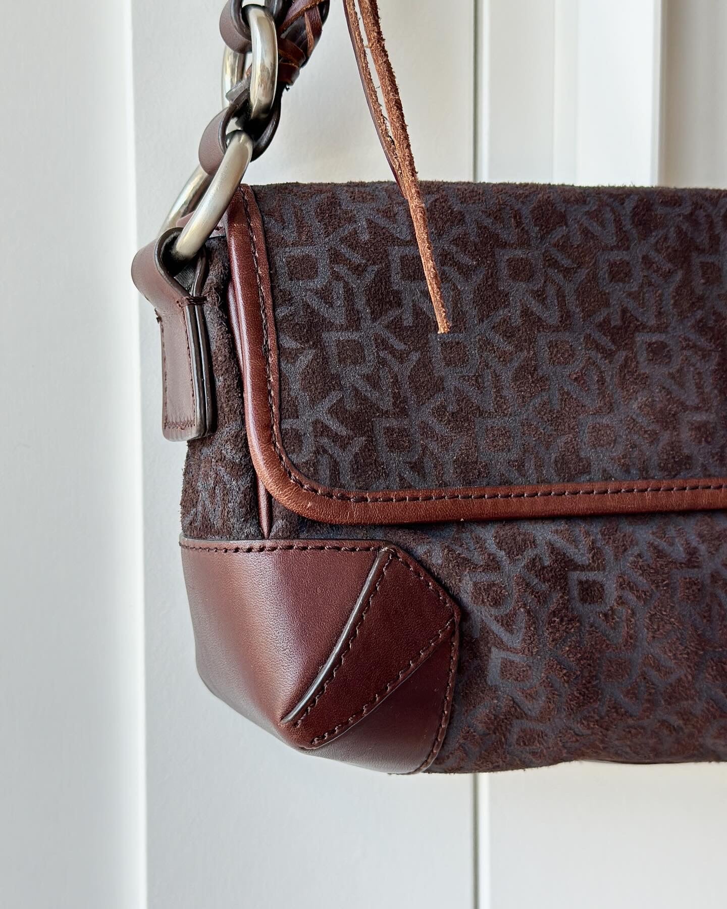Vintage suede DKNY bag
