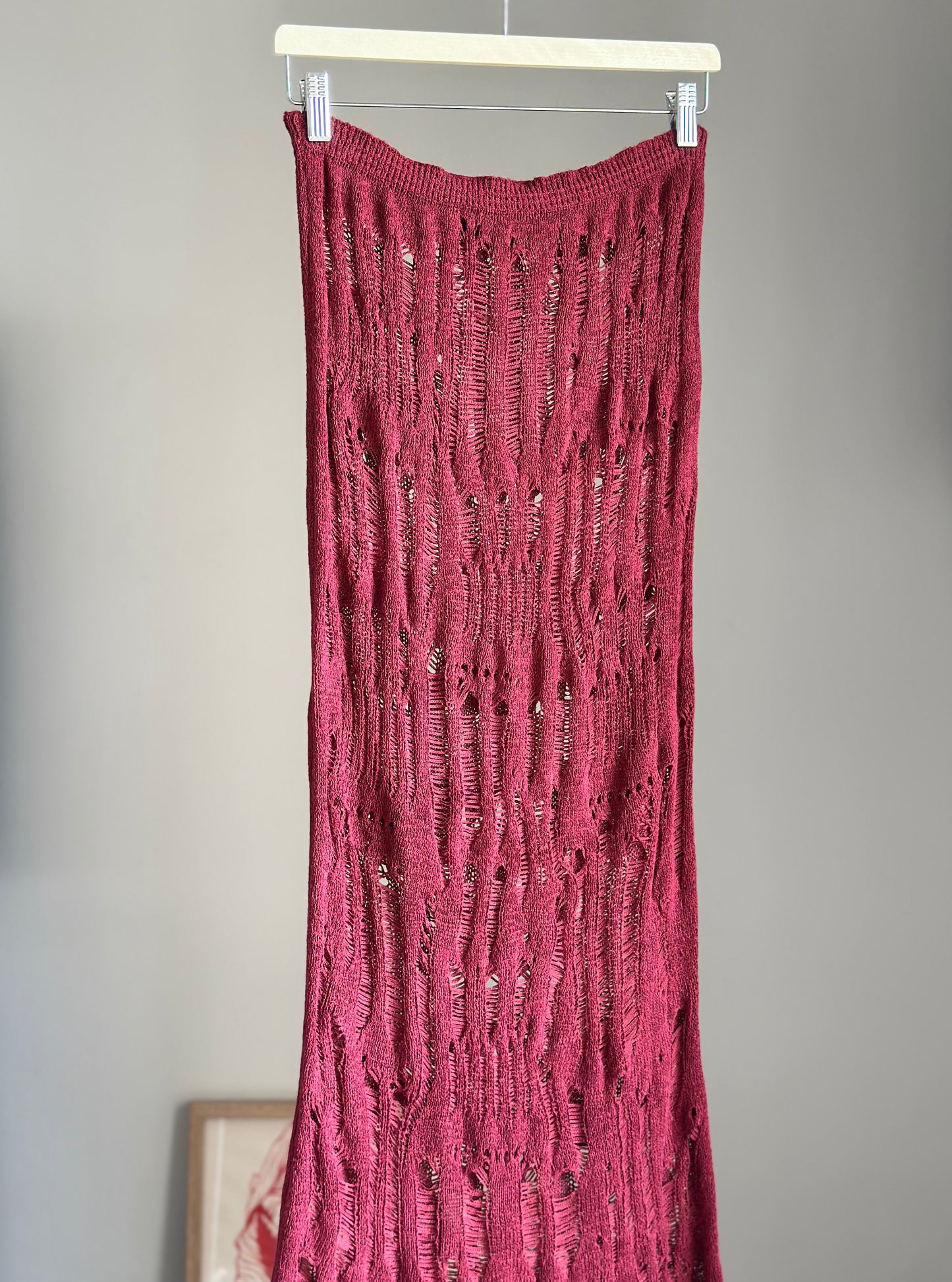 Standout knitted summer skirt