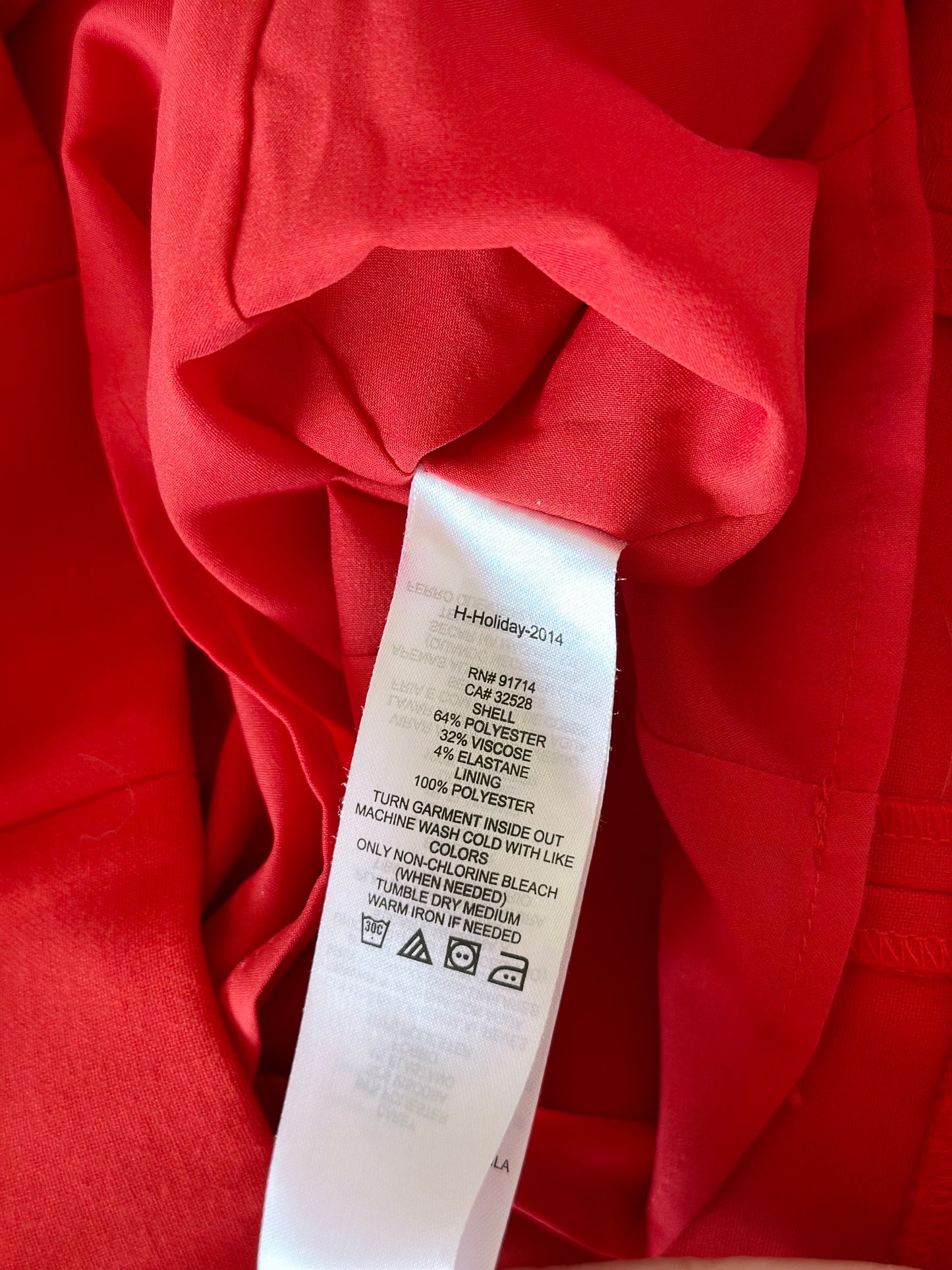 Classic red mini dress by Armani Exchange