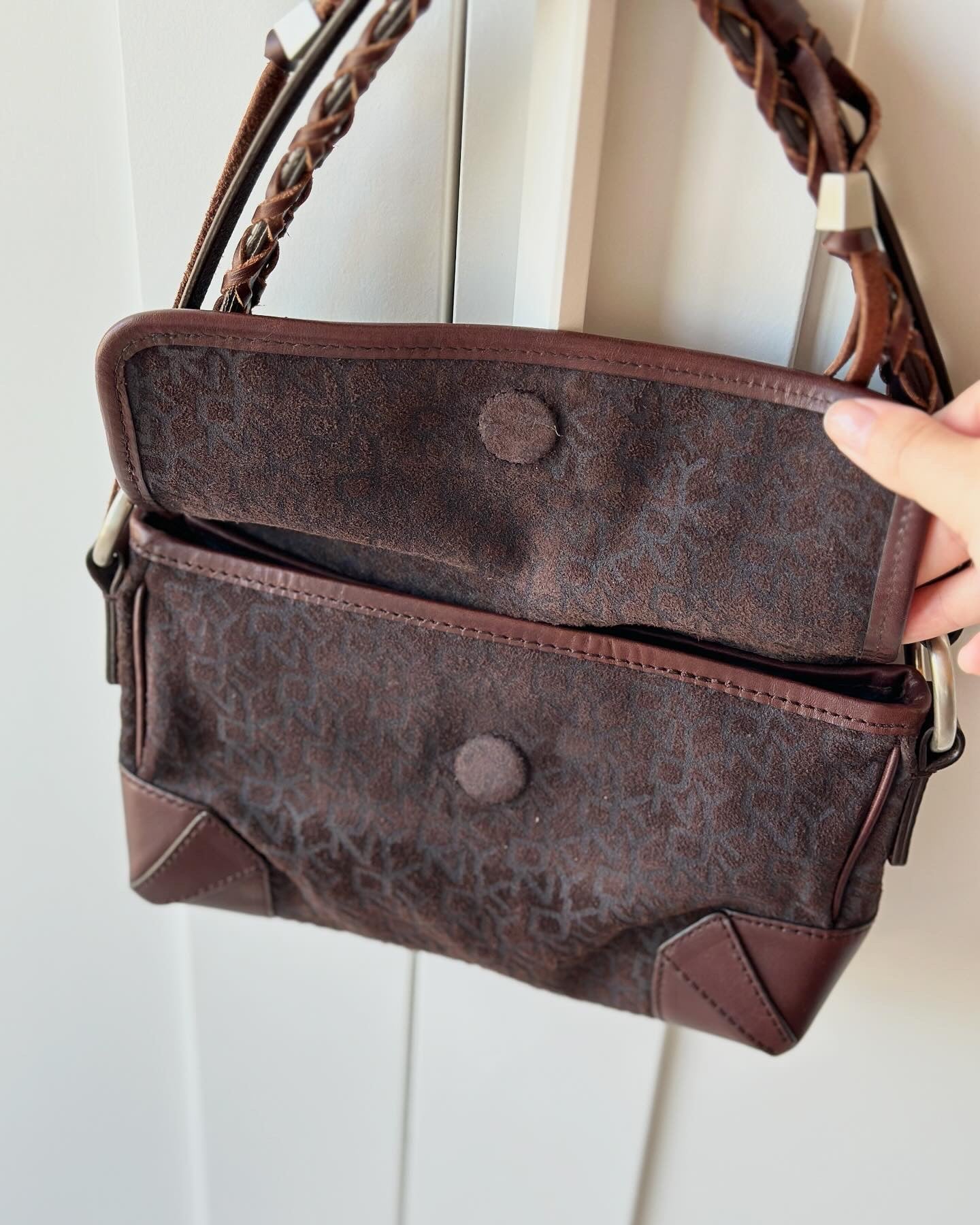 Vintage suede DKNY bag