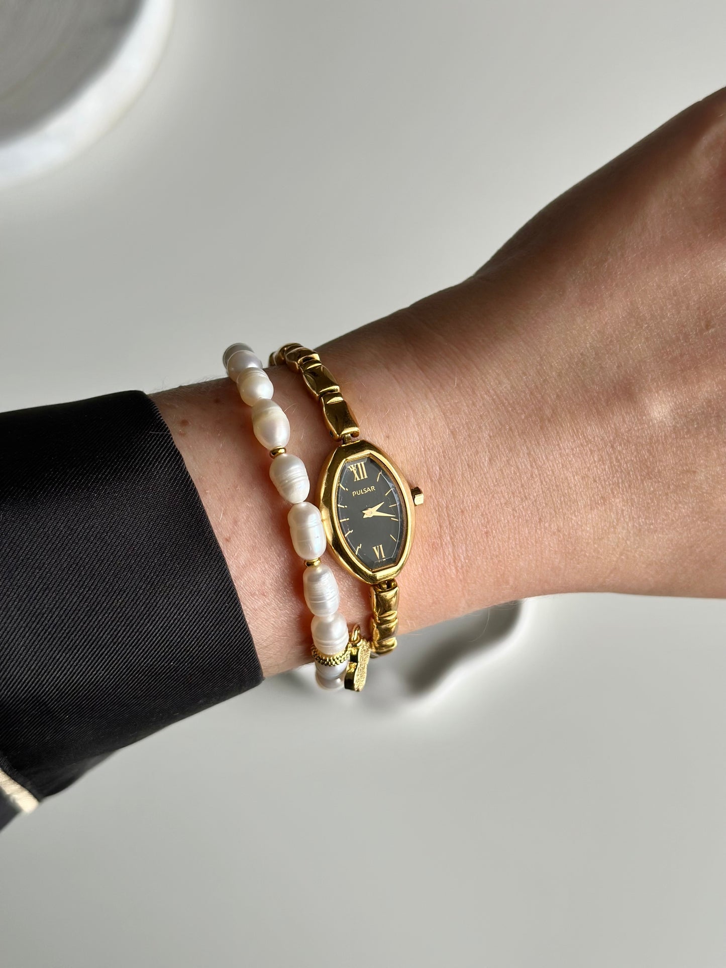 Stunning rare vintage Pulsar quartz watch