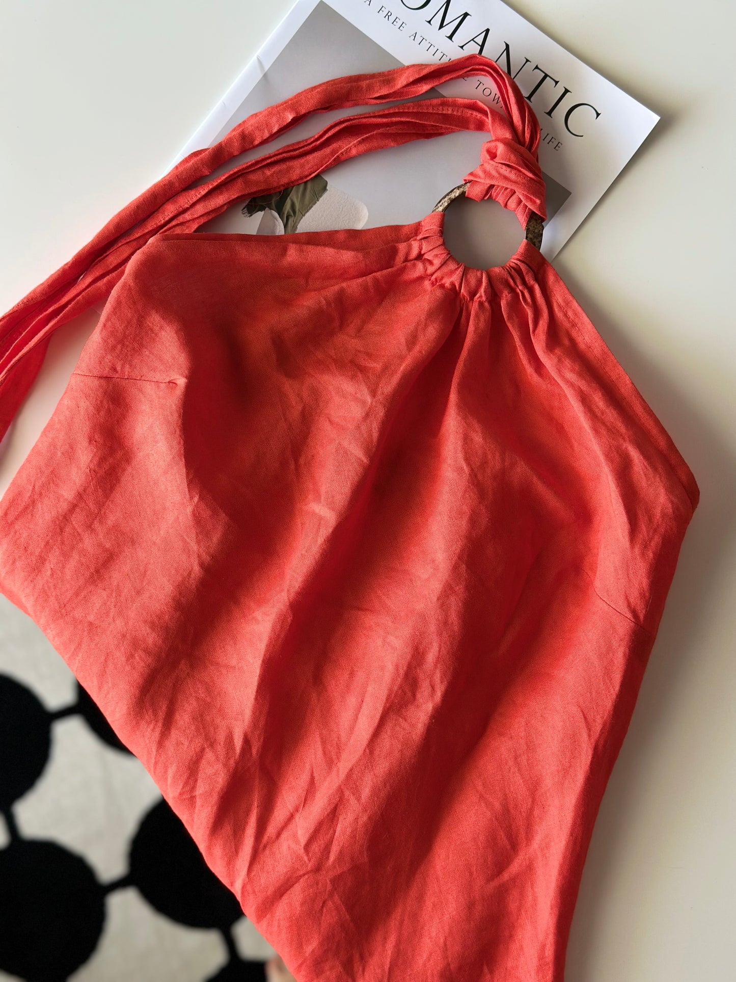 Vintage Y2K linen bright top