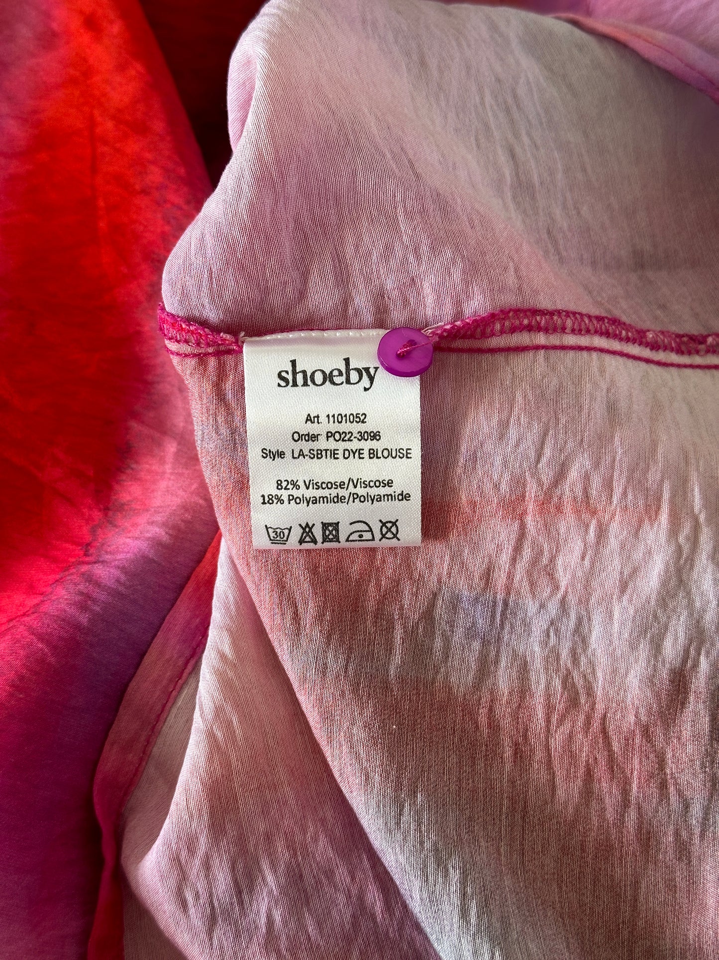 Amazing viscose pink oversized shirt