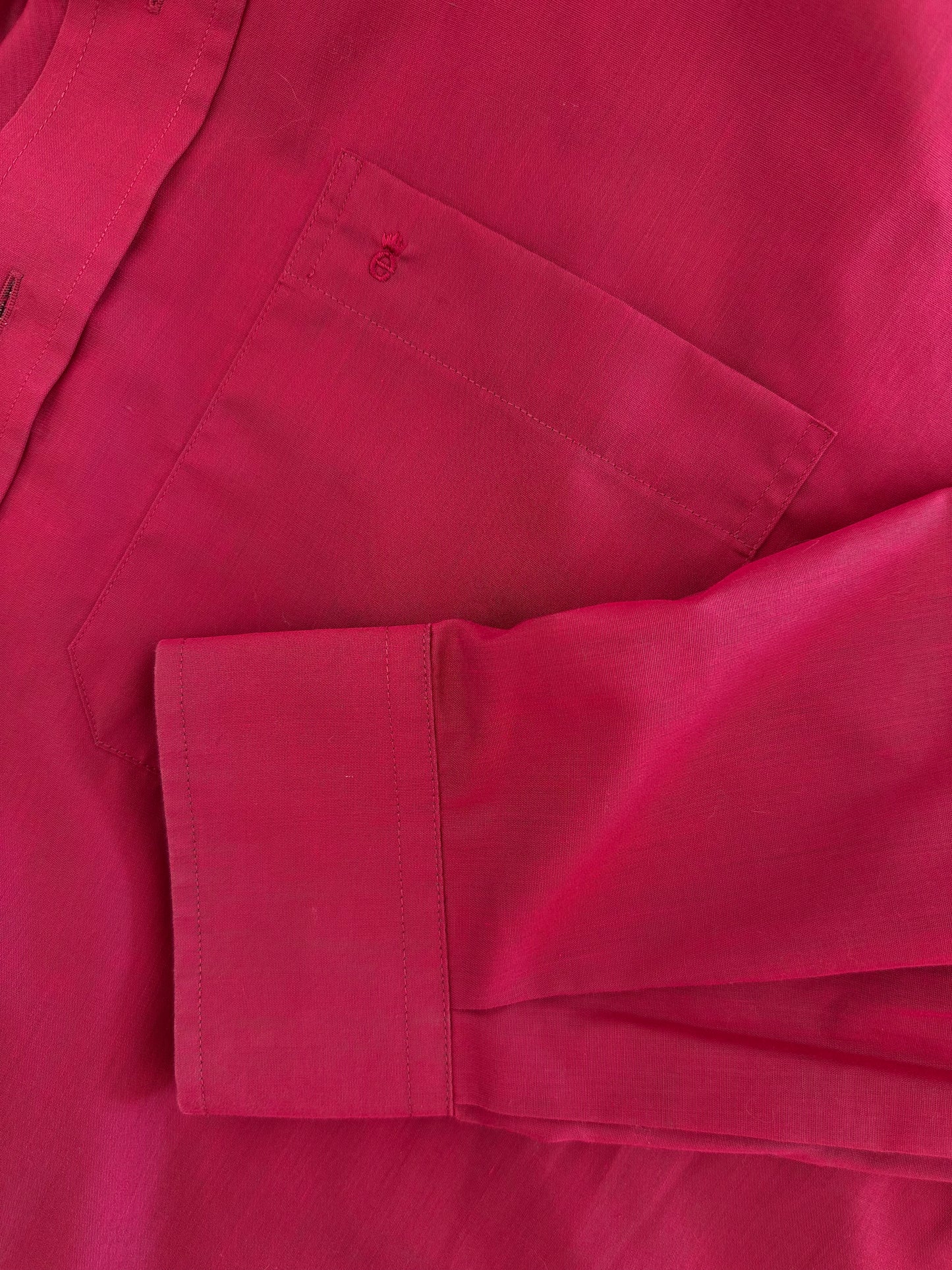 Beautiful vintage men's shirt made of a thin cotton fabric with a light sheen