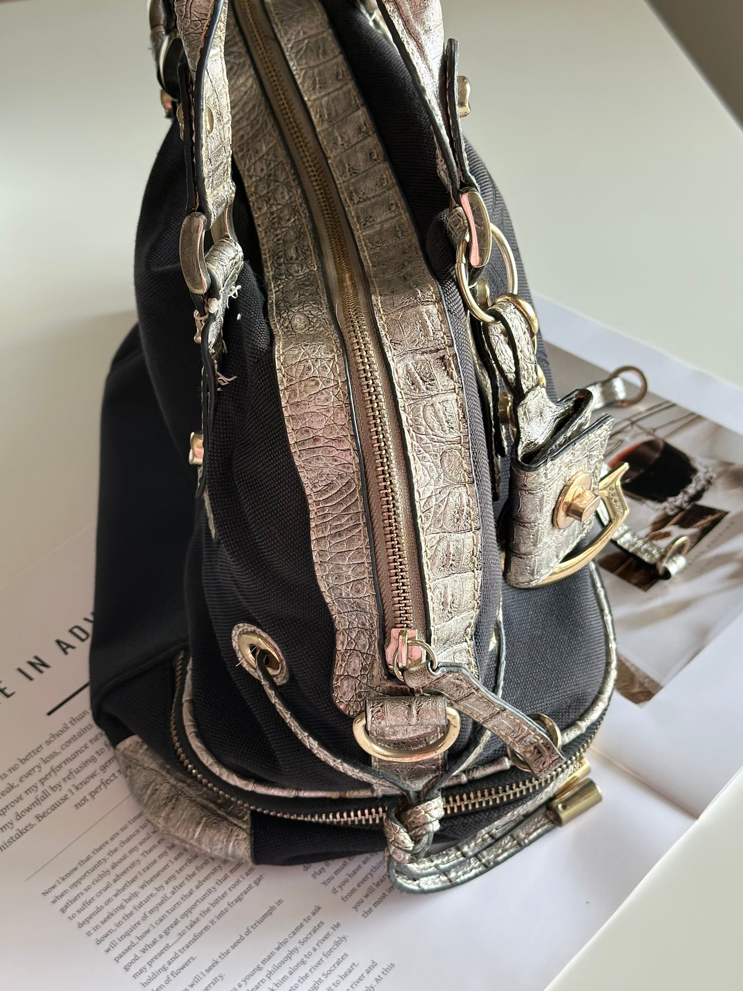 Vintage Guess satchel bag from 2000s