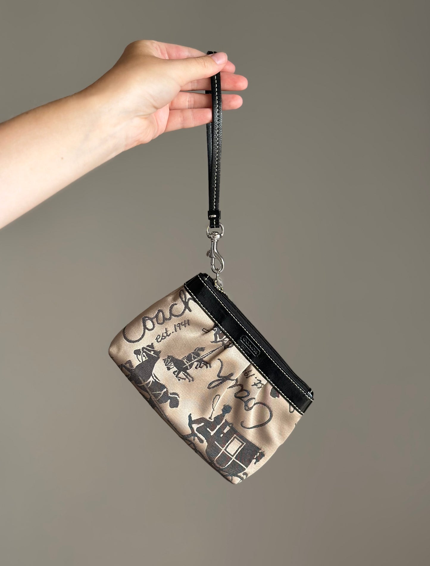 Vintage Coach wristlet
