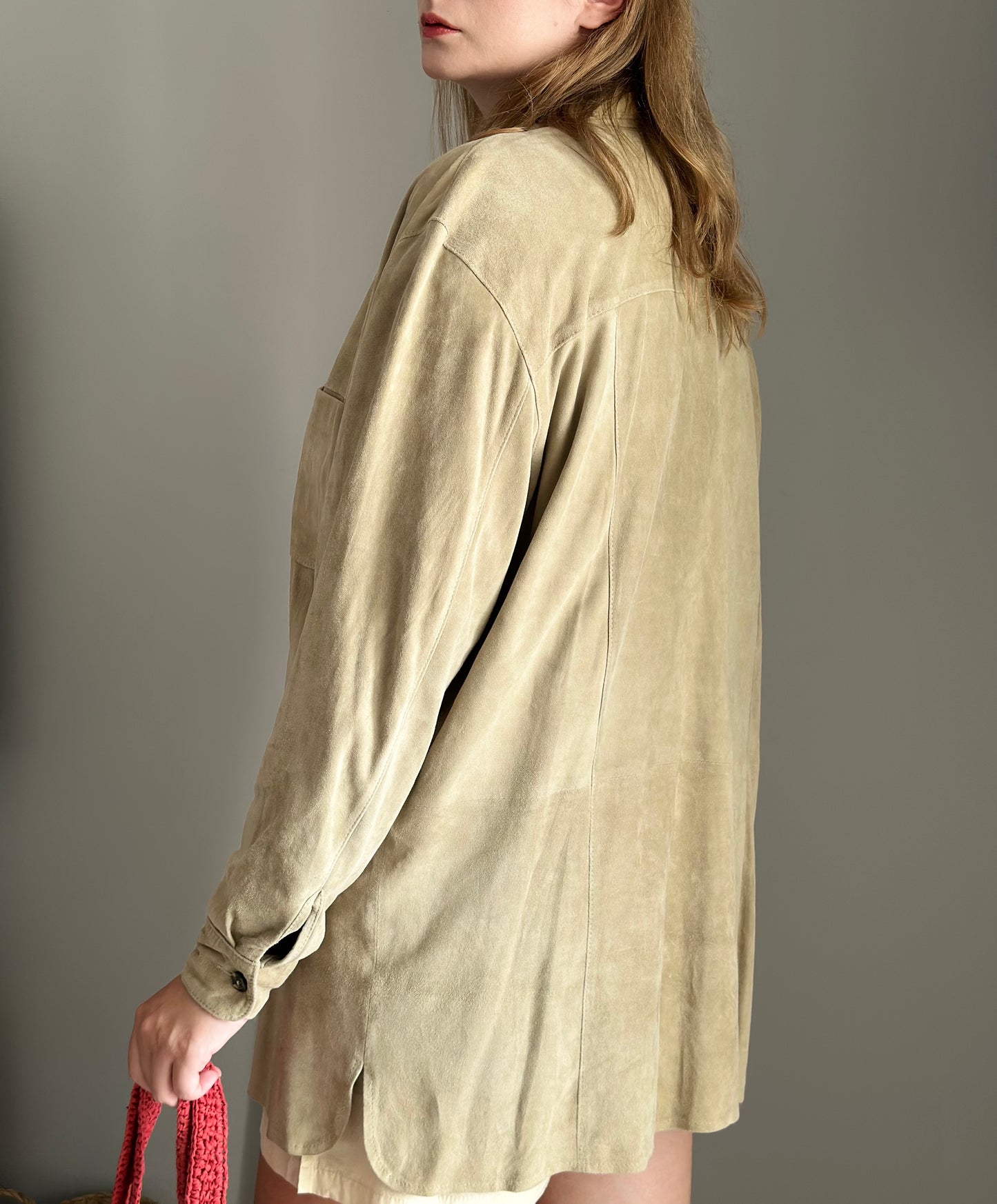 Vintage soft suede shirt by Madeleine