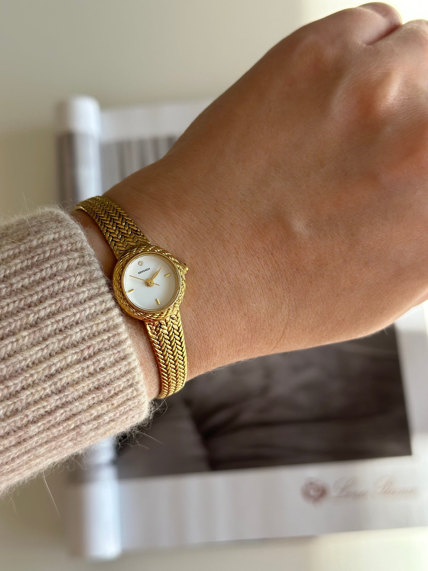 Lovely vintage gold-tone watch Sekonda✨