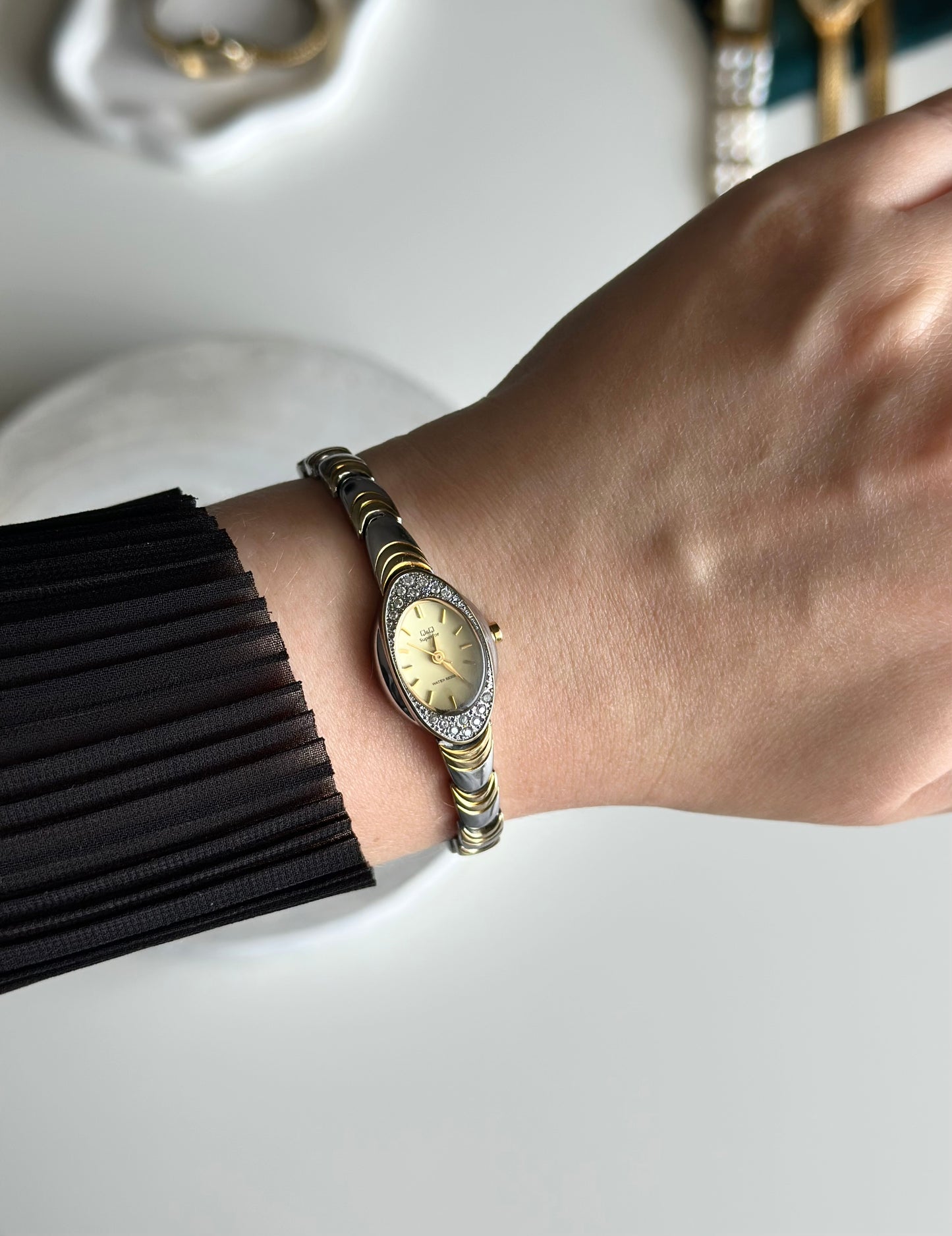 Amazing vintage two-tone watch