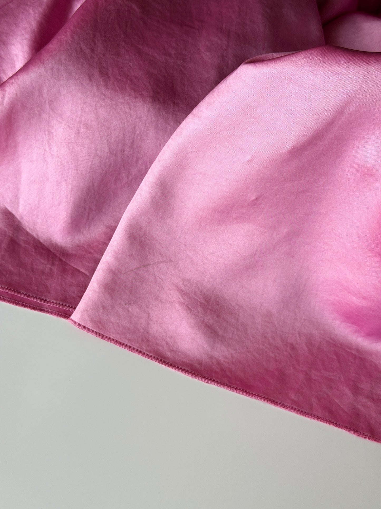 Pink satin trousers Nanushka