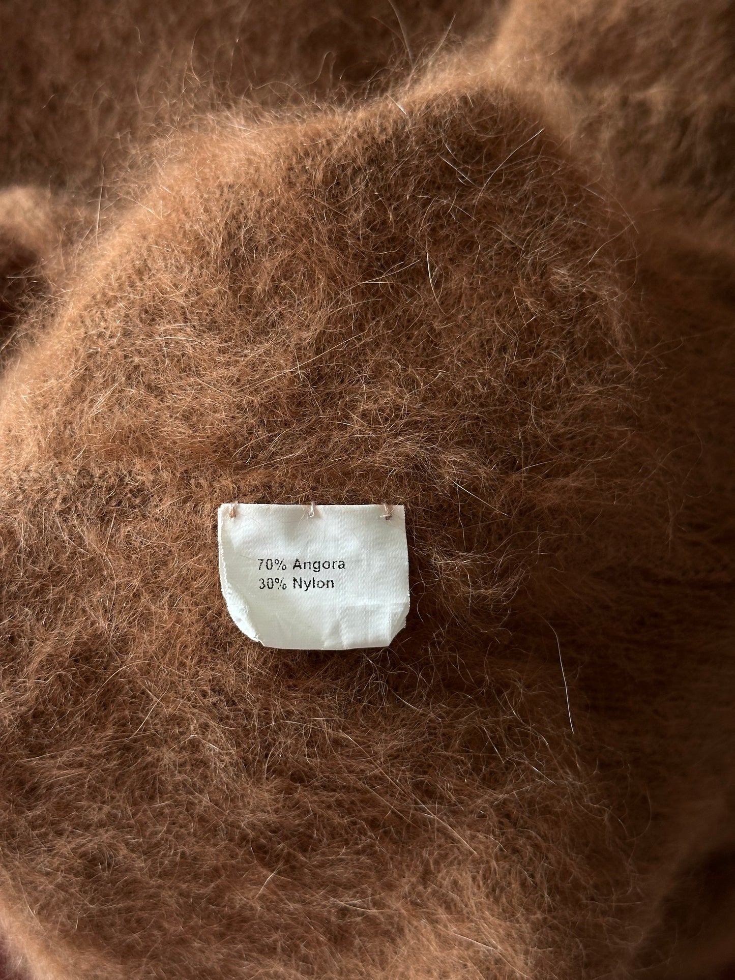 Astonishing vintage angora cardigan