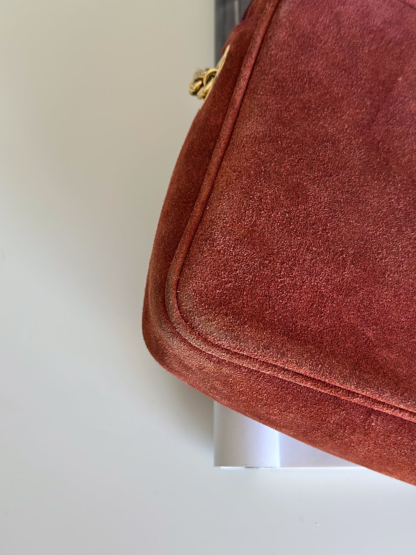 Vintage suede bag by Windsmoor 1980s)