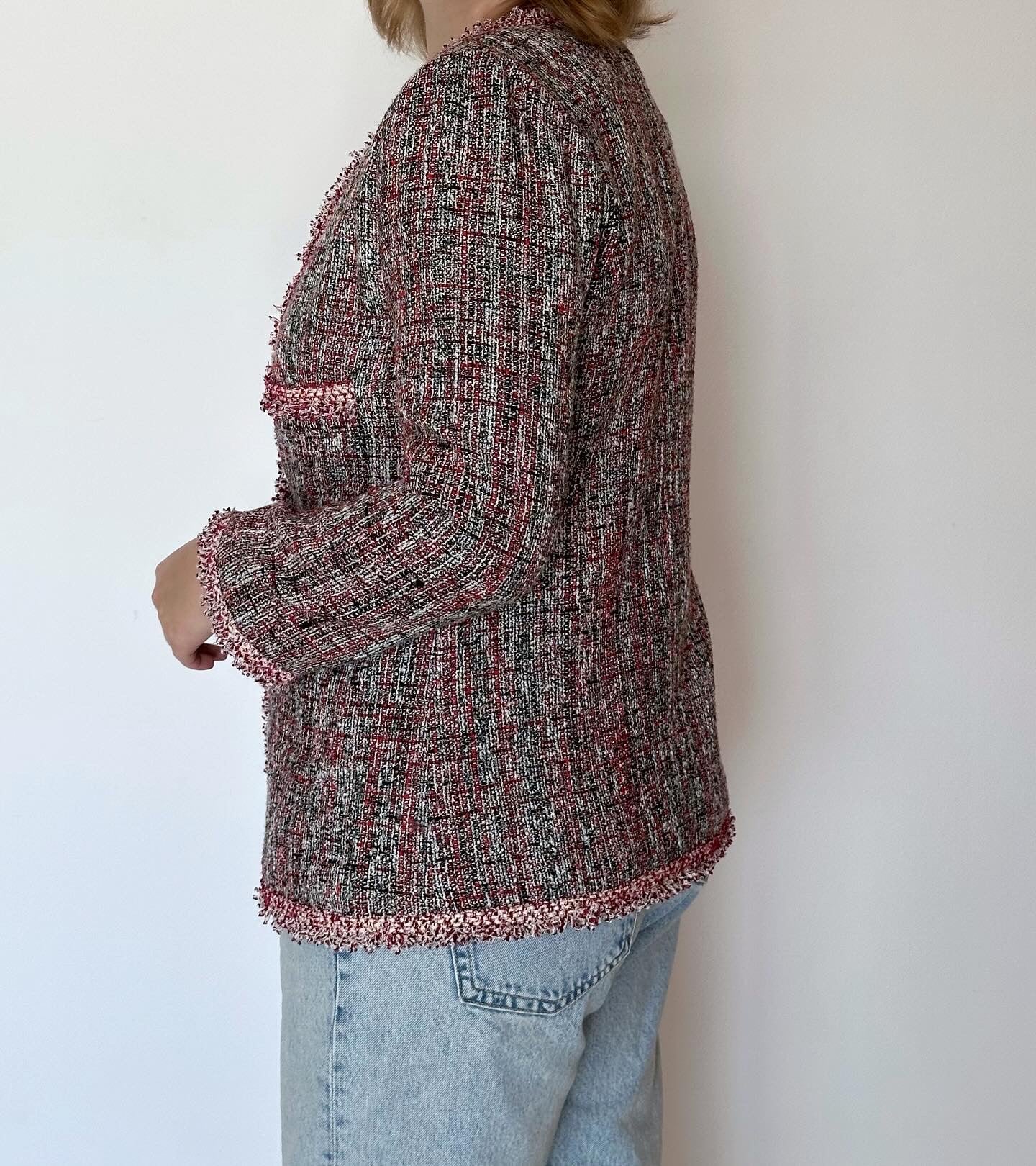 Beautiful vintage melange tweed jacket