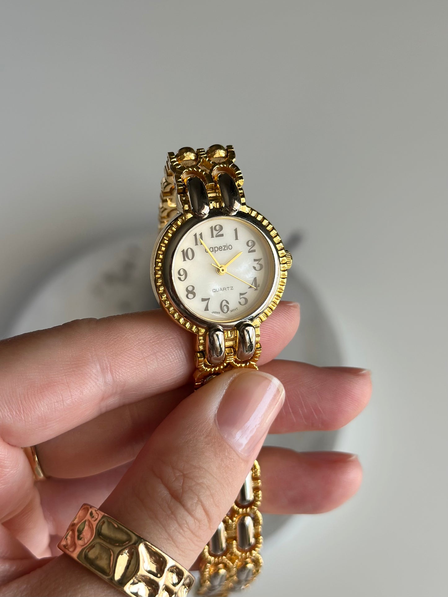 Vintage two-tone watch Capezio