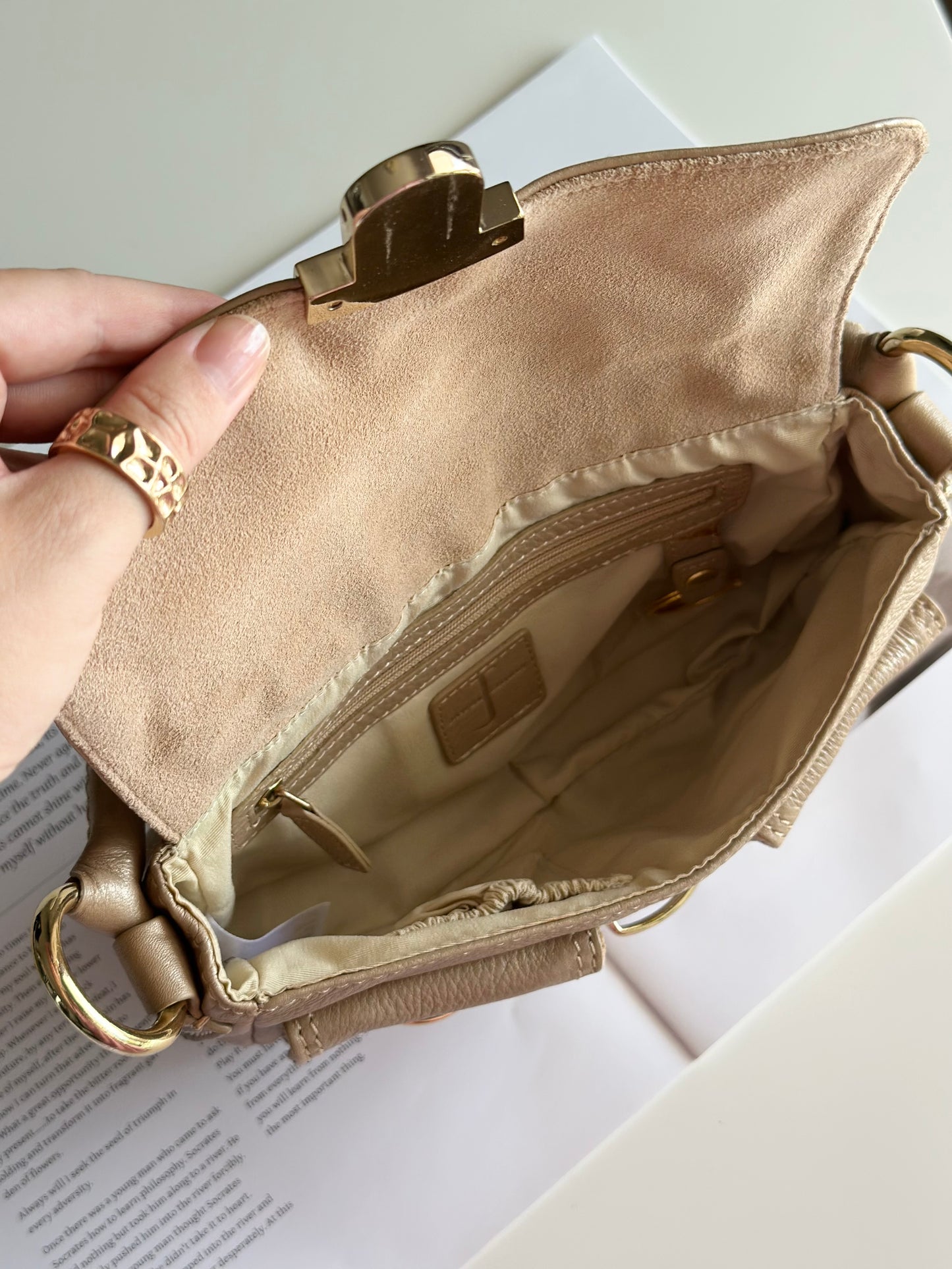 Chic mini leather bag from British designer Jasper Conran