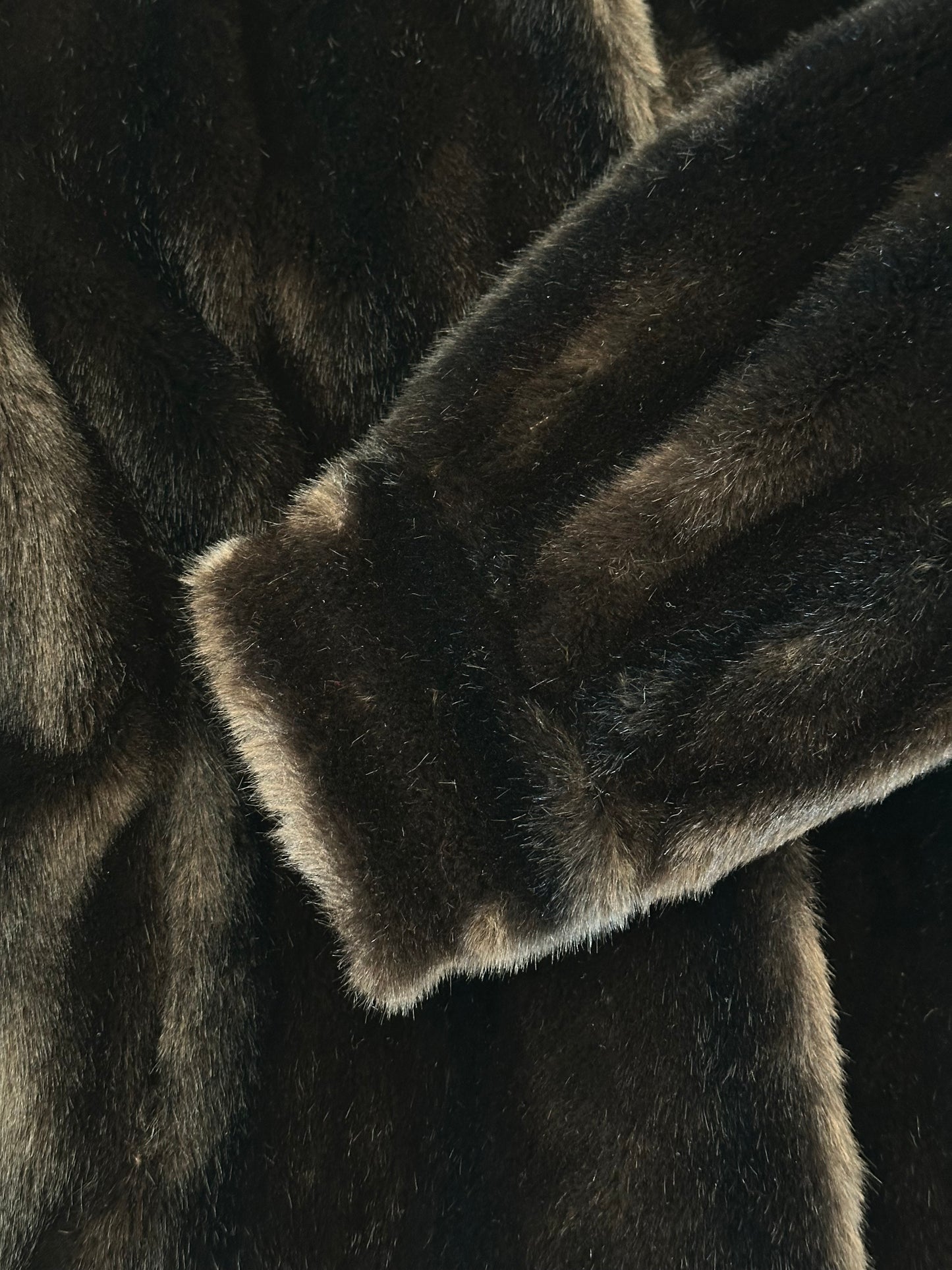 Stunning vintage faux mink fur jacket by Tissavel of France