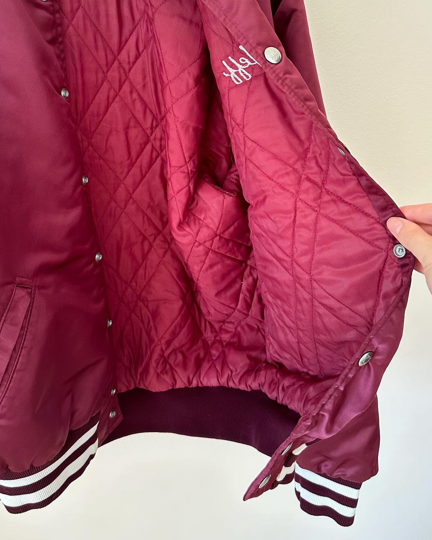 Vintage oversized bomber jacket Birdie By Richard A. Leslie