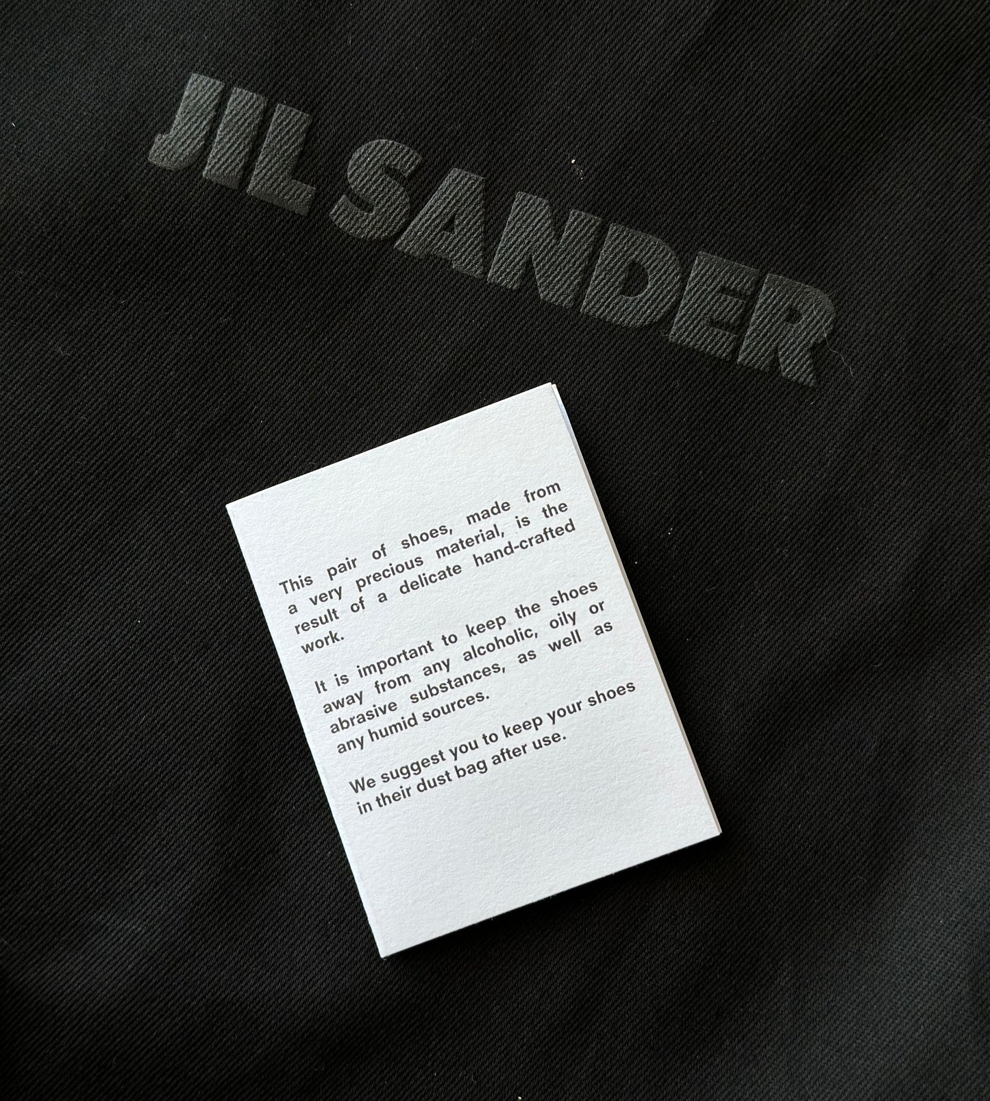 Jil Sander leather shoes with anklets