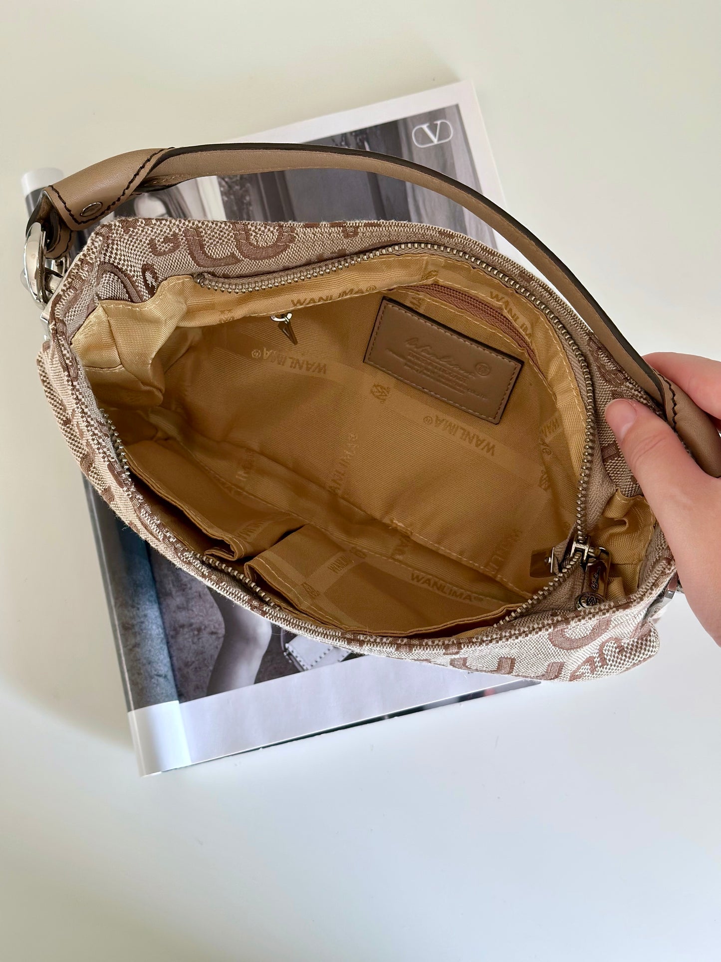 Trendy vintage monogram bag Wanlima