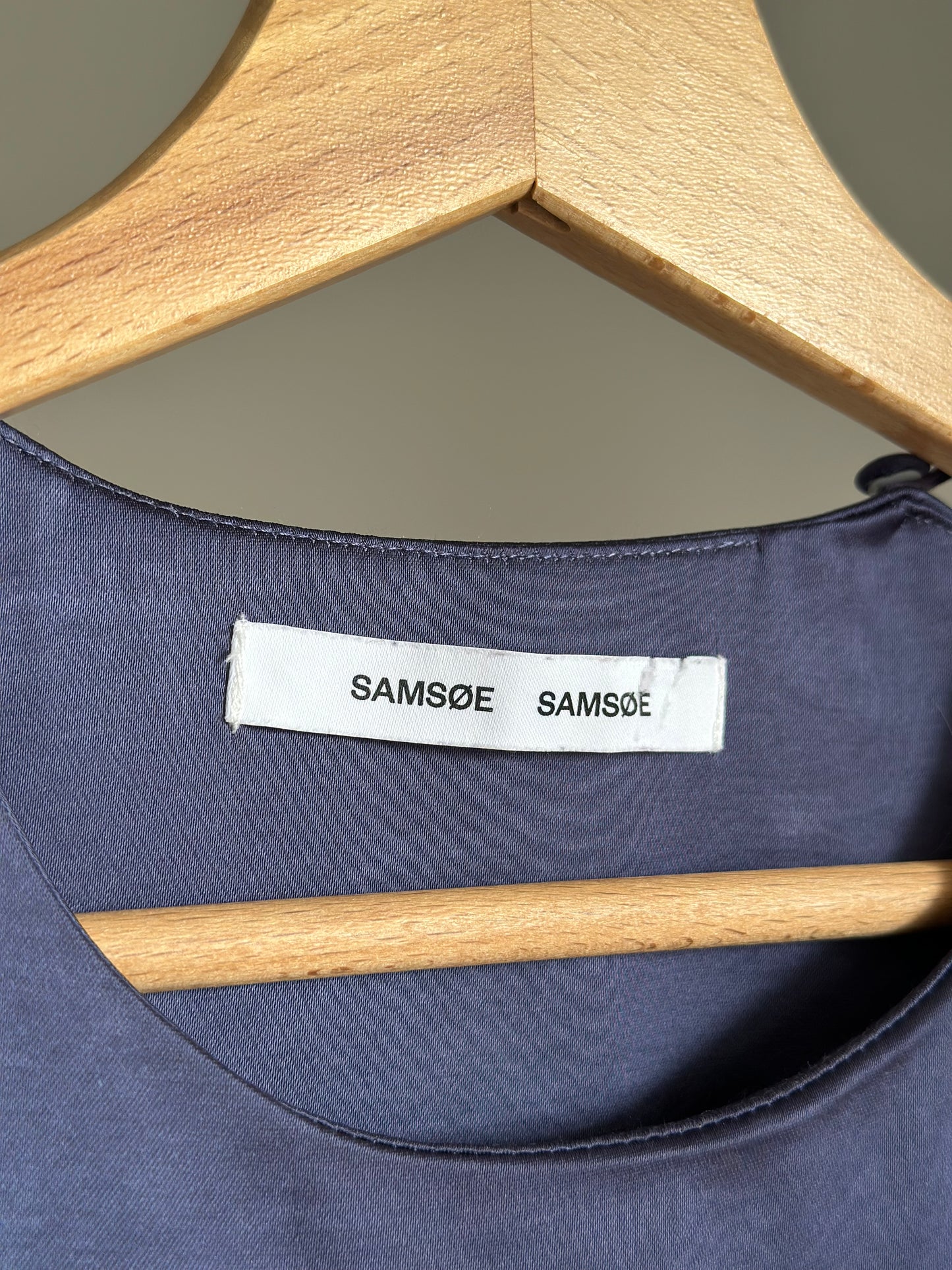 Stunning satin column dress by Samsoe Samsoe