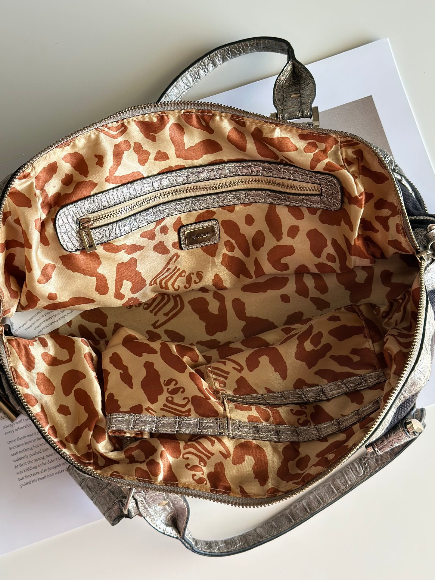 Vintage Guess satchel bag from 2000s