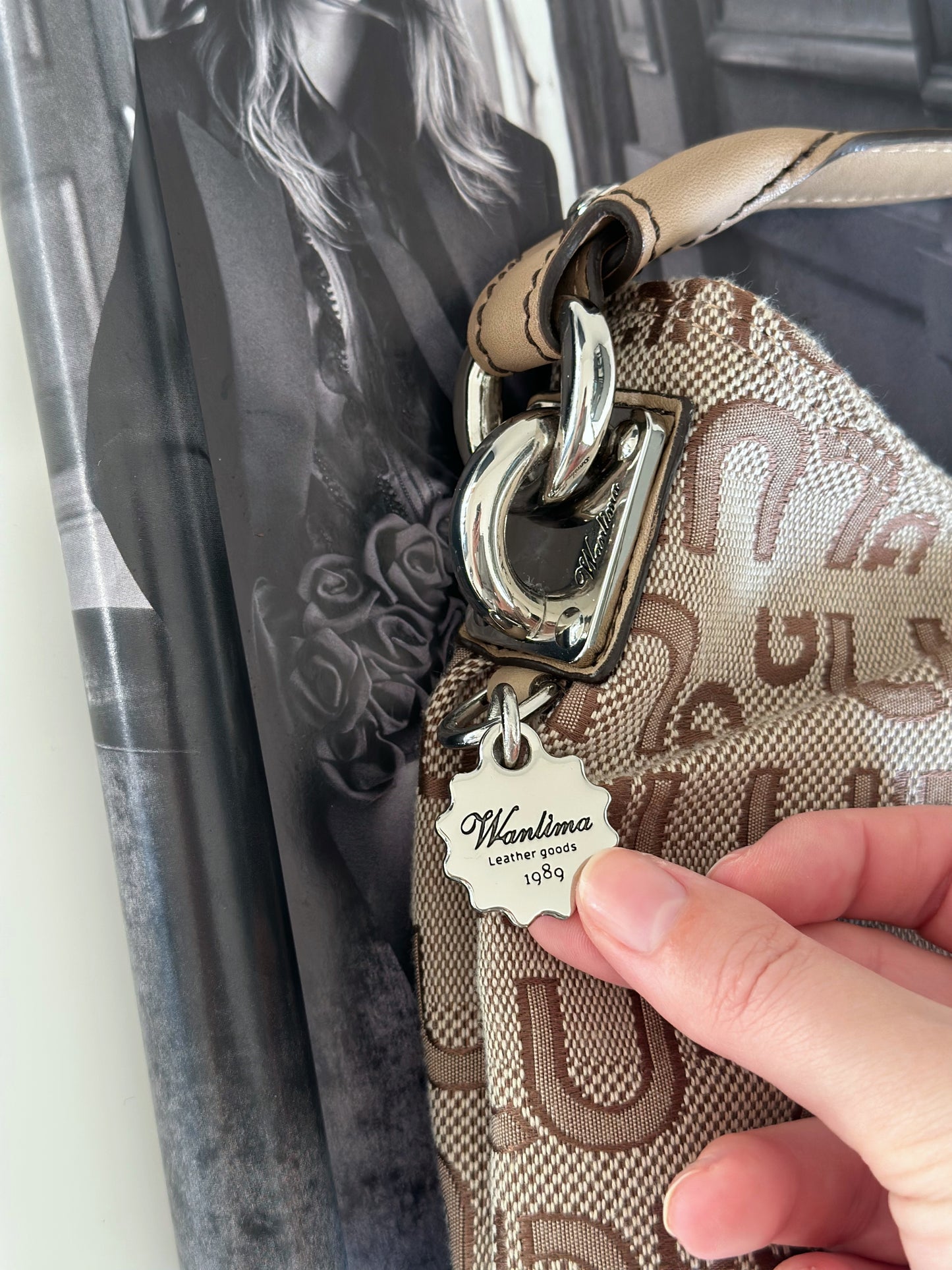Trendy vintage monogram bag Wanlima