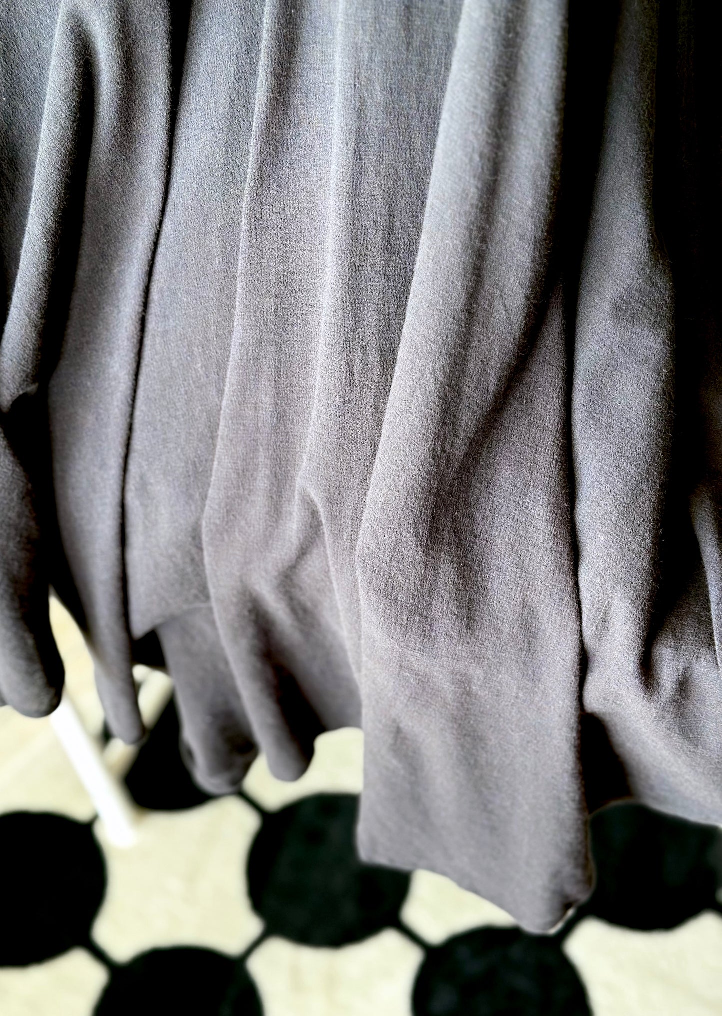 Amazing black linen/cotton casual dress