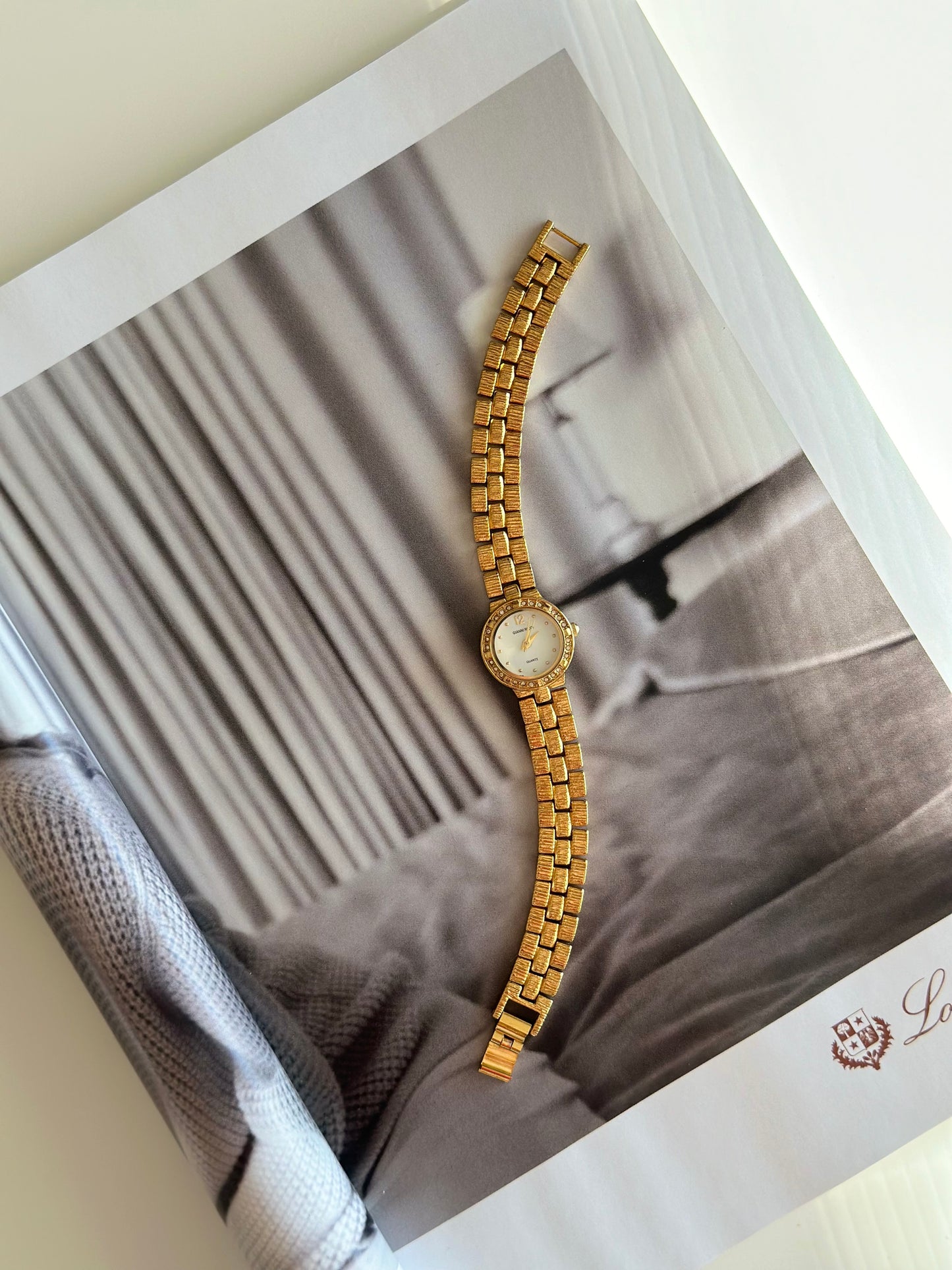 Beautiful vintage gold-tone watch Gianni Ricci✨
