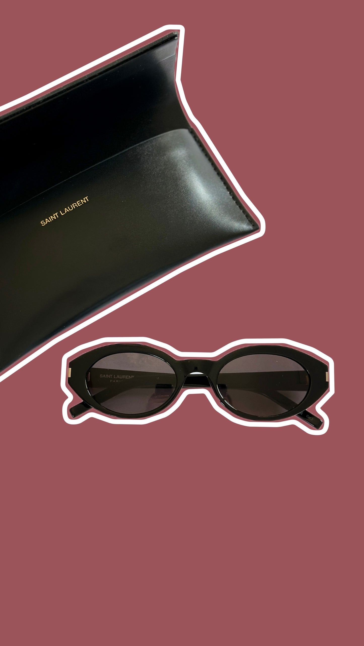 Saint Laurent oval sunglasses