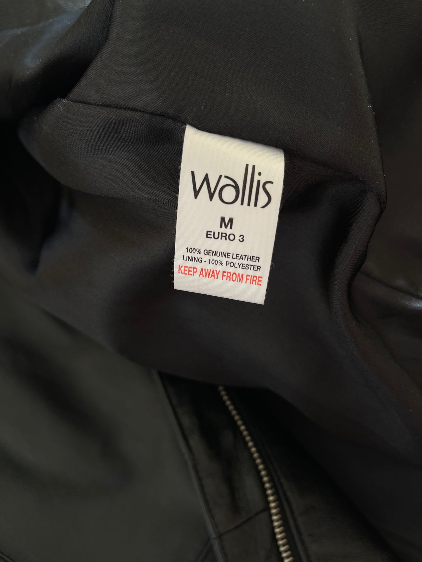 Stunning vintage minimalistic leather jacket