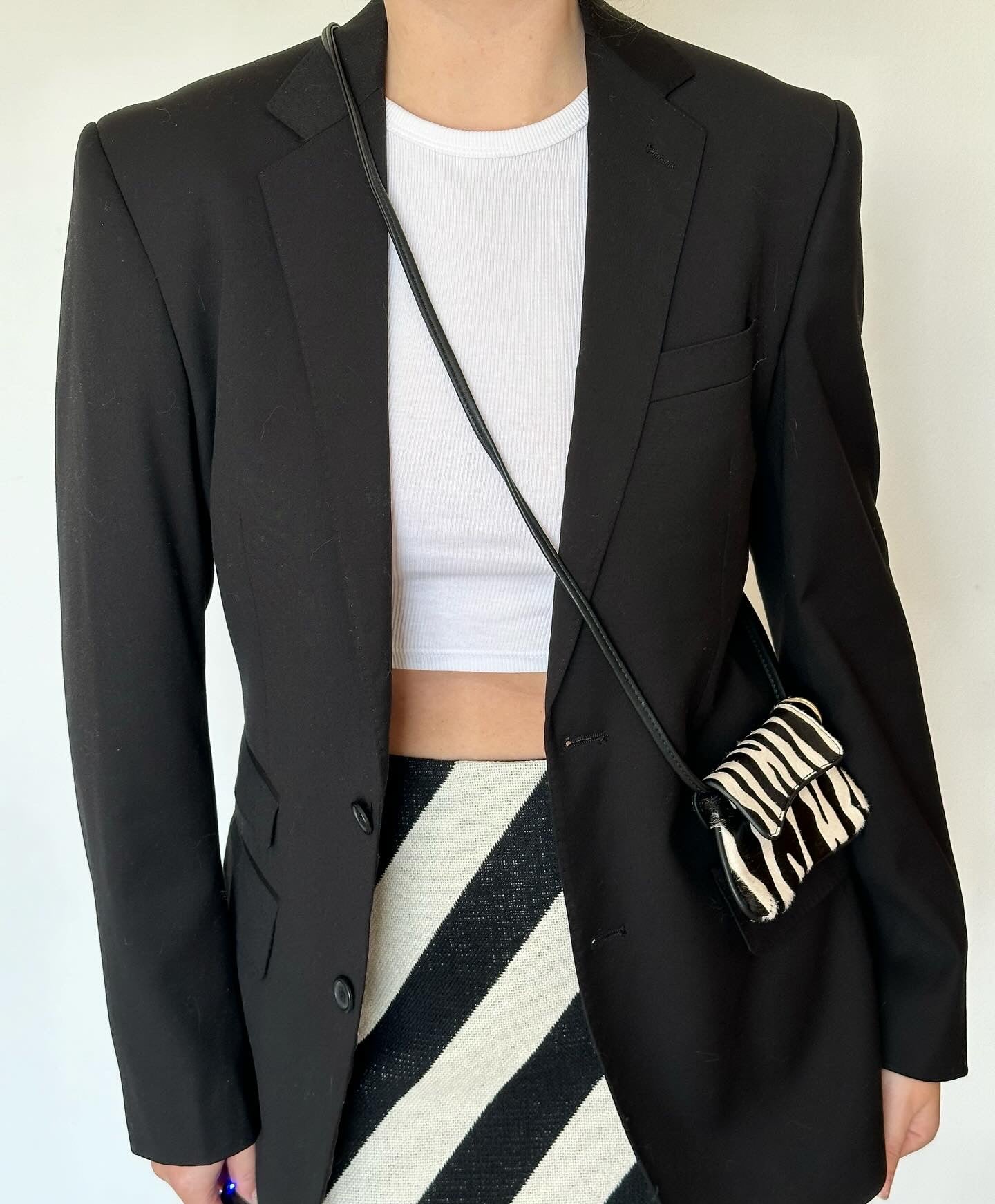 Vintage men's black blazer