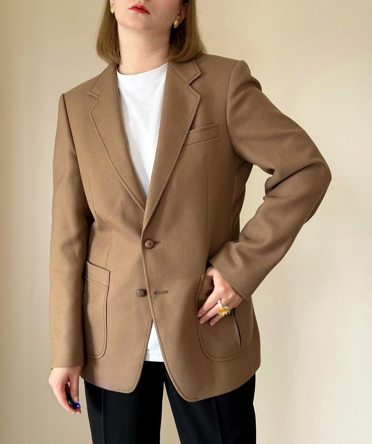 Stunning vintage wool blend jacket (made in Finland)