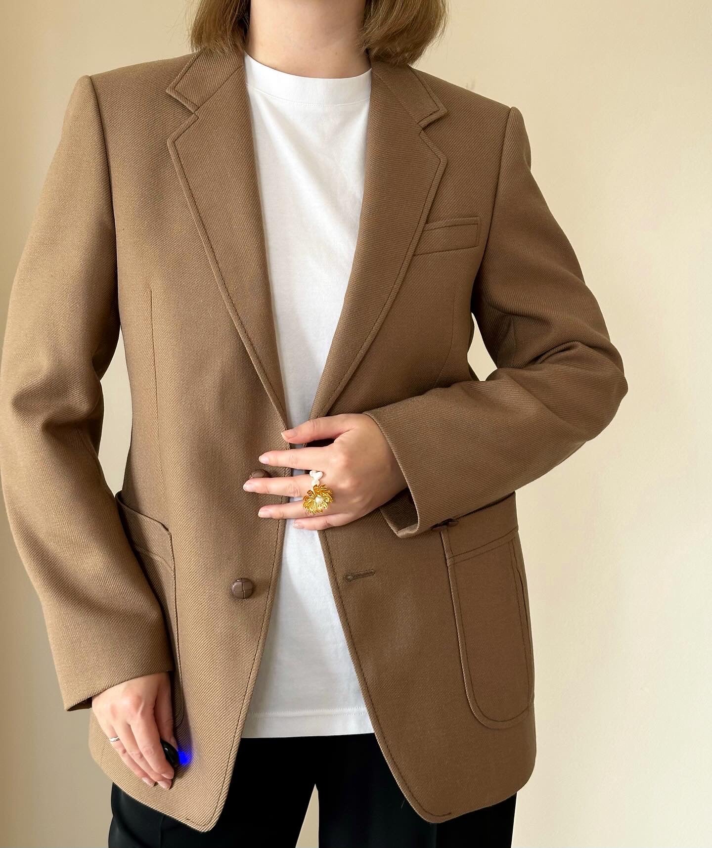 Stunning vintage wool blend jacket (made in Finland)