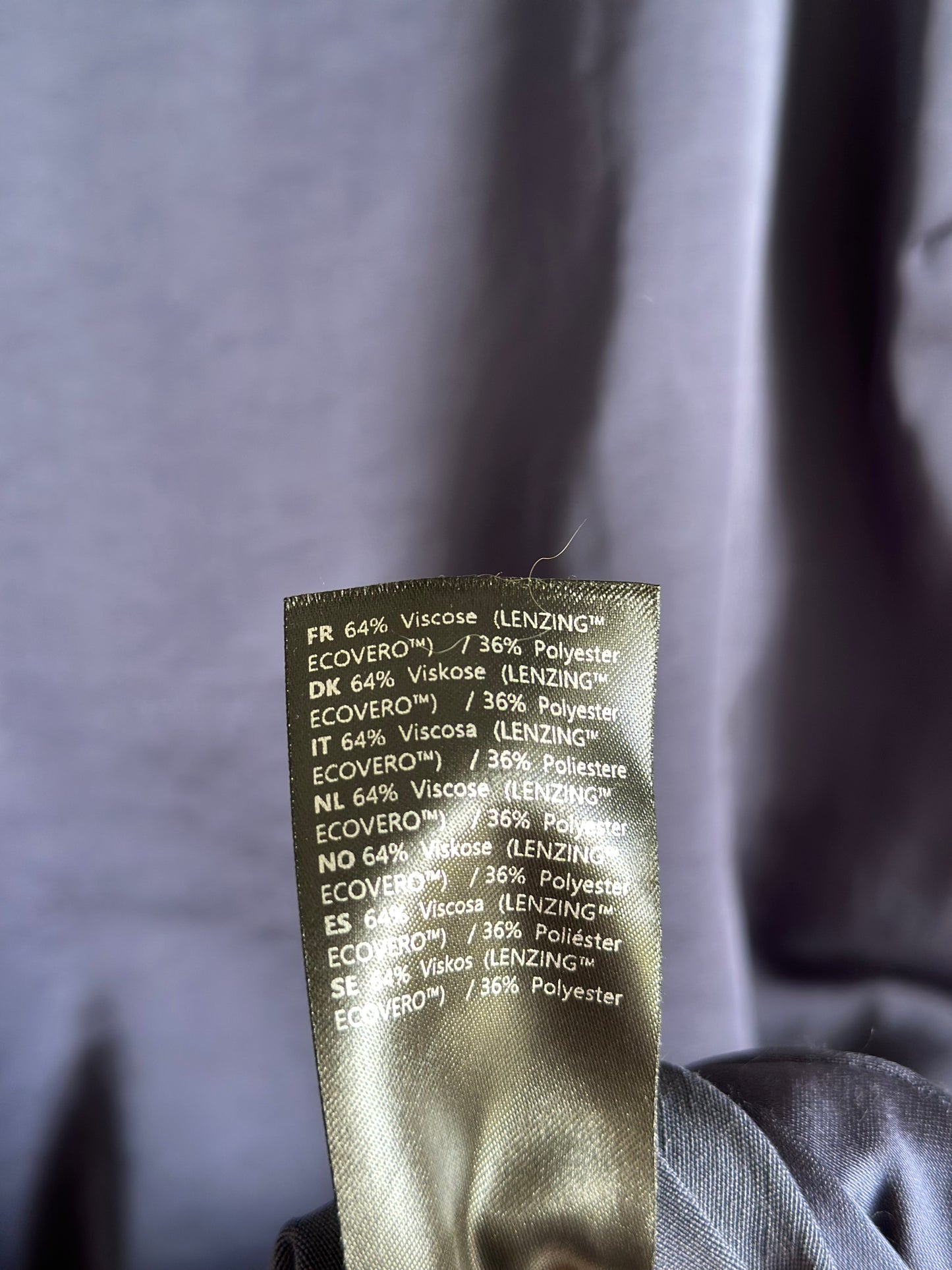 Stunning satin column dress by Samsoe Samsoe