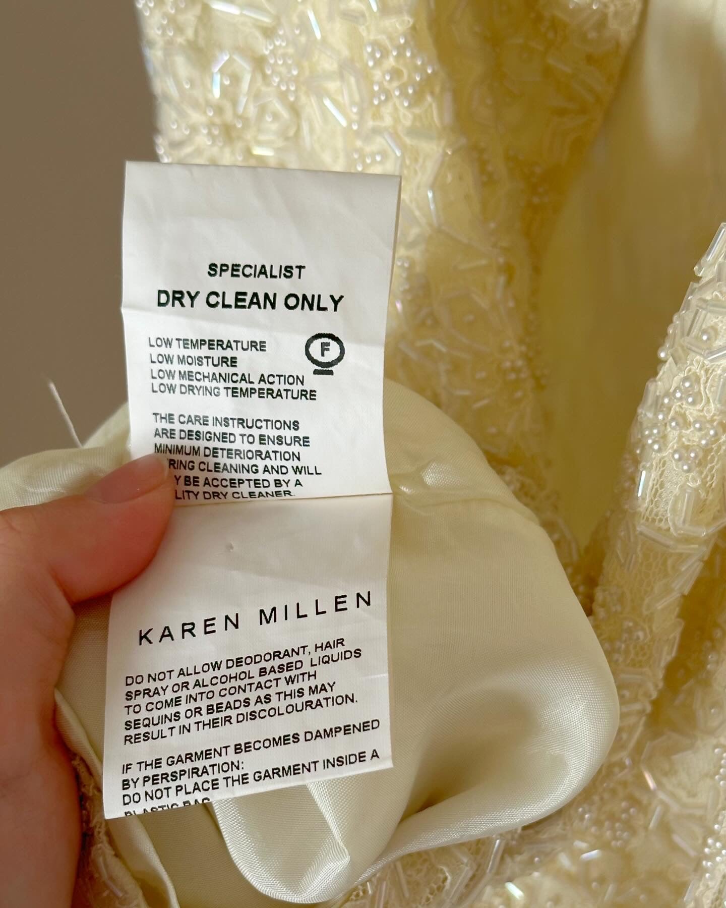 Gorgeous vintage mini dress by Karen Millen with beads