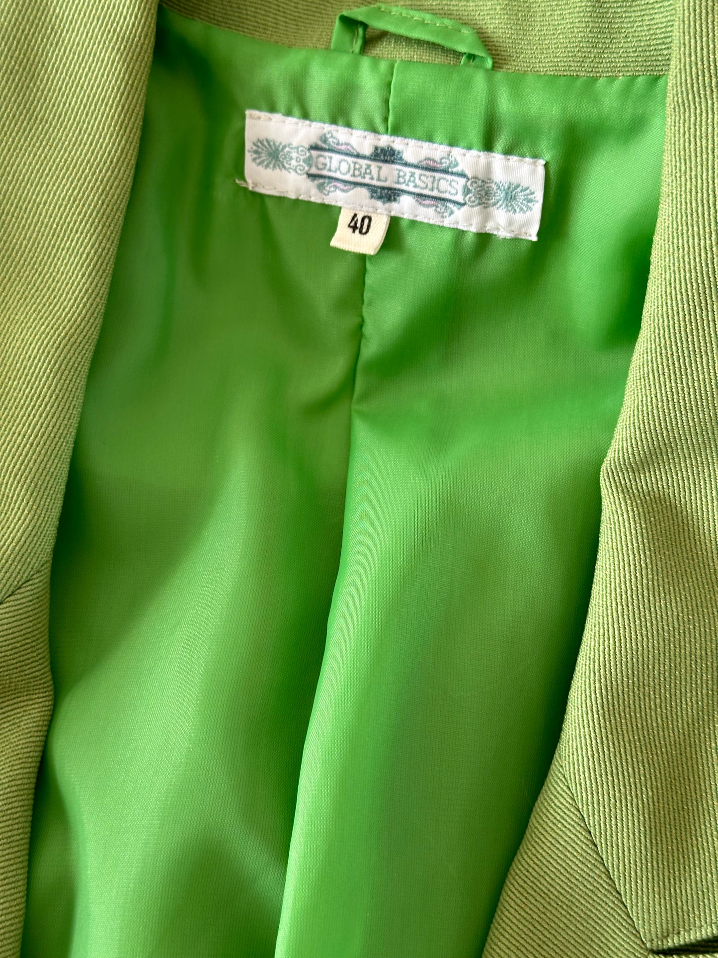 Stunning vintage green blazer