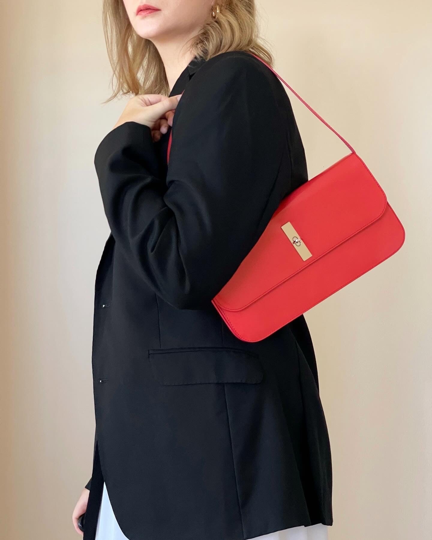 Gorgeous authentic patent leather bag from Tosca Blu ❤️