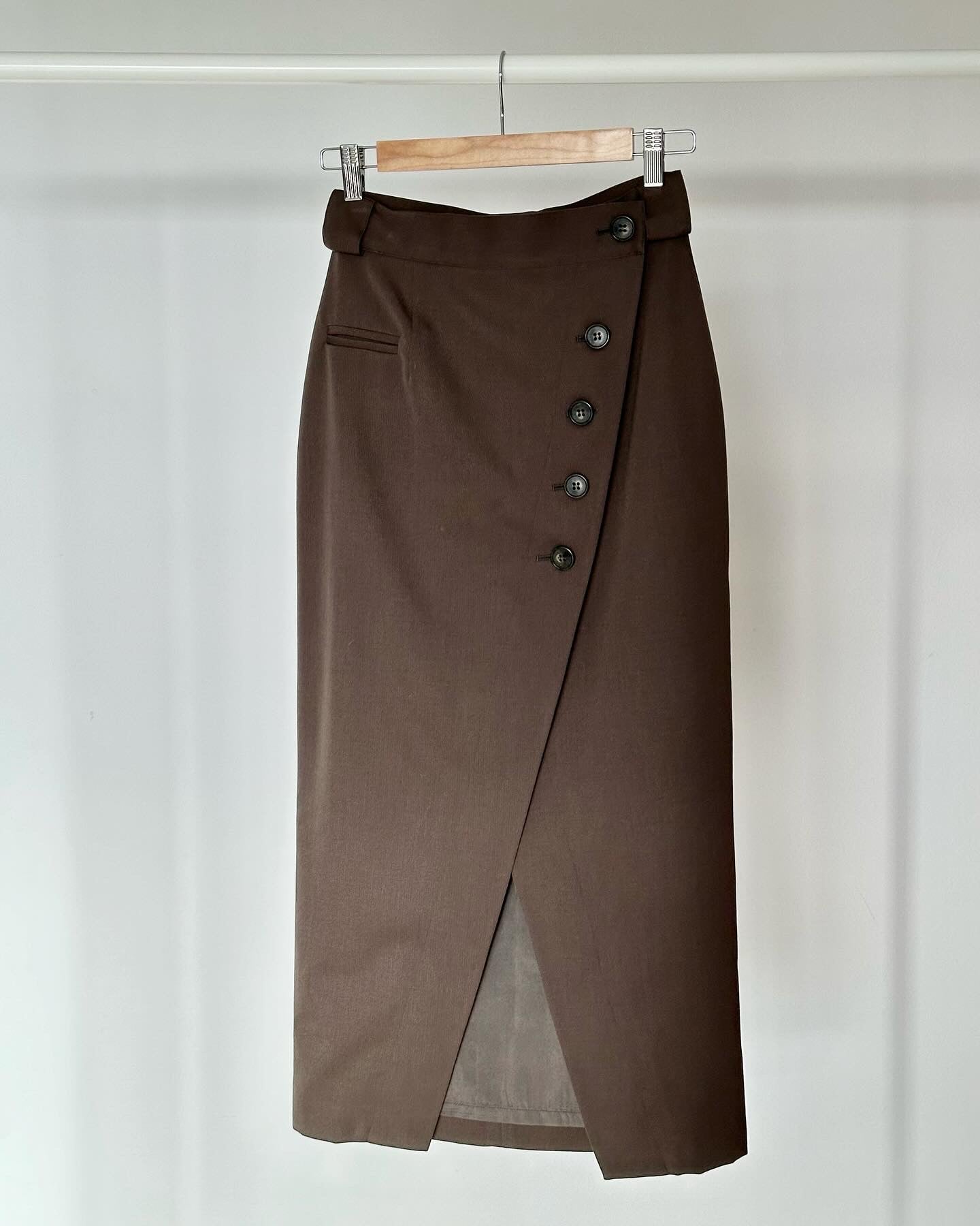 Amazing vintage wrap wool skirt from Santa Barbara brand