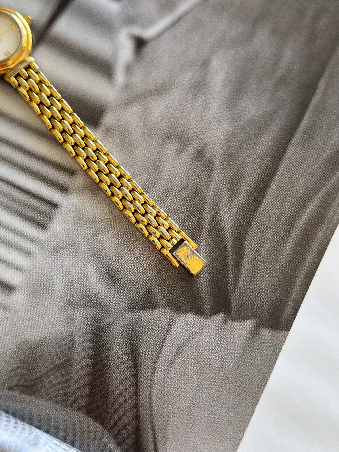 Beautiful vintage gold-tone watch Clyda (French brand) ✨