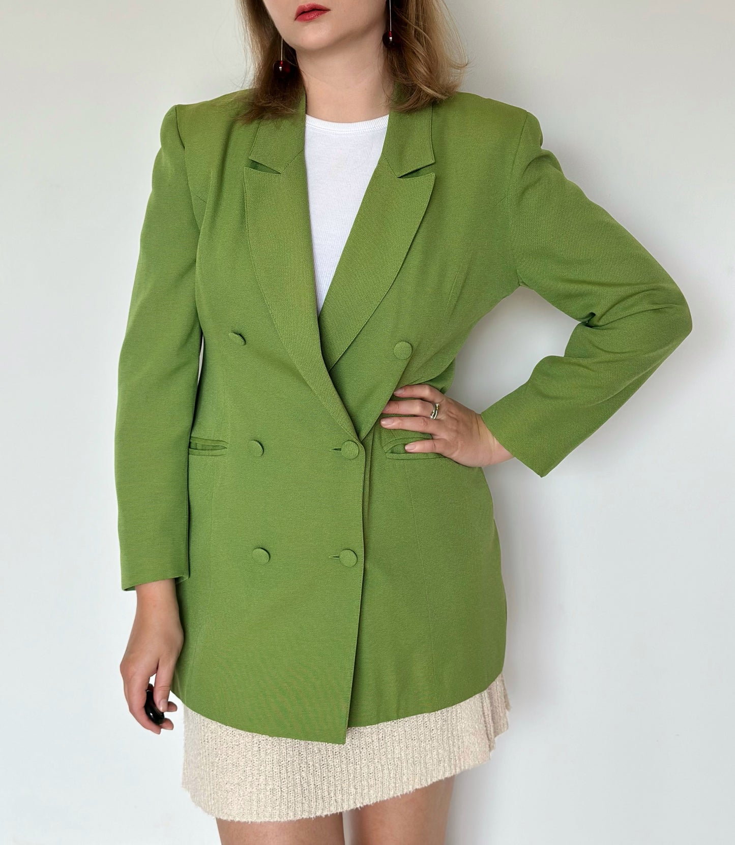 Stunning vintage green blazer