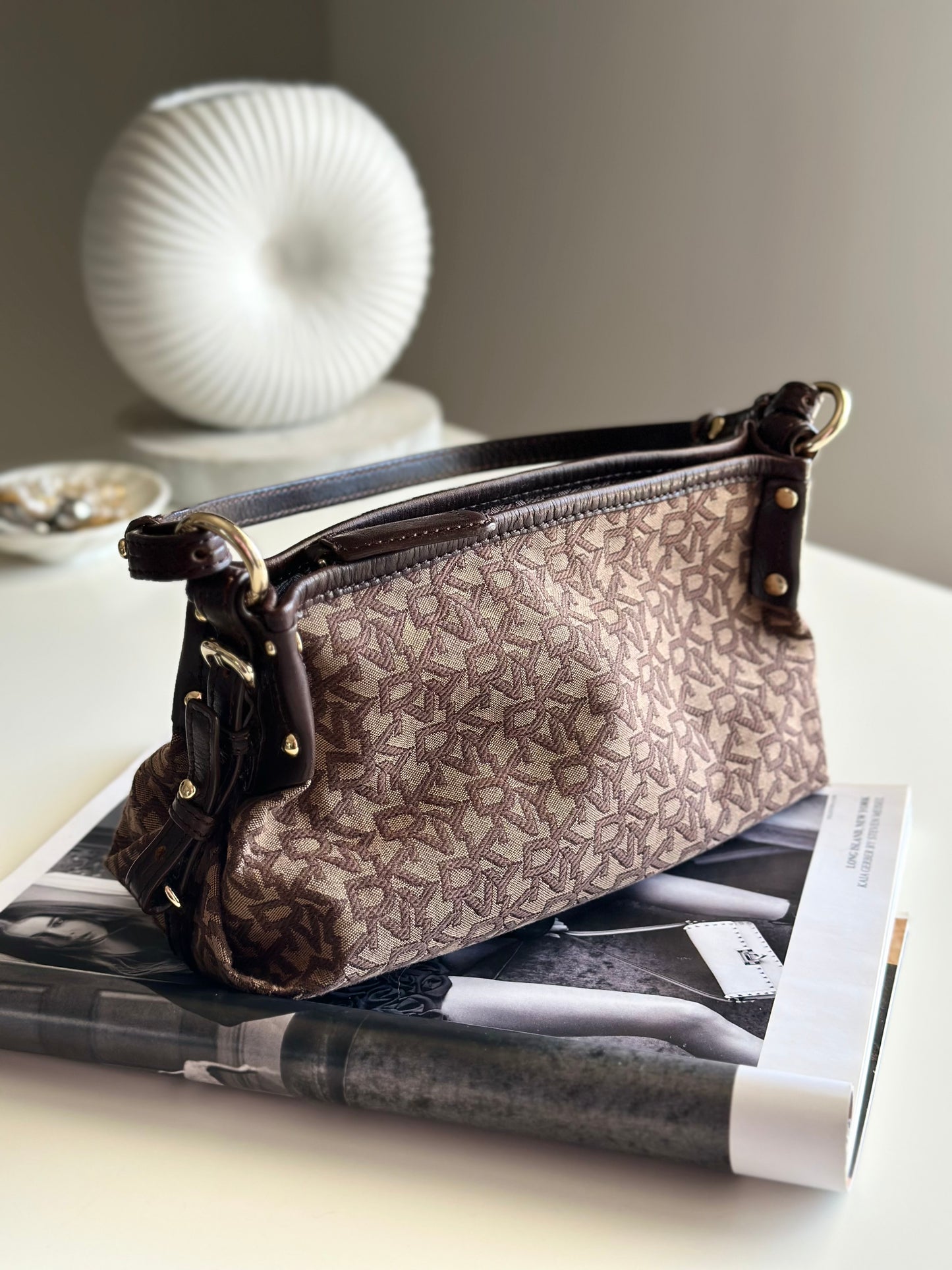 Amazing vintage DKNY monogram bag