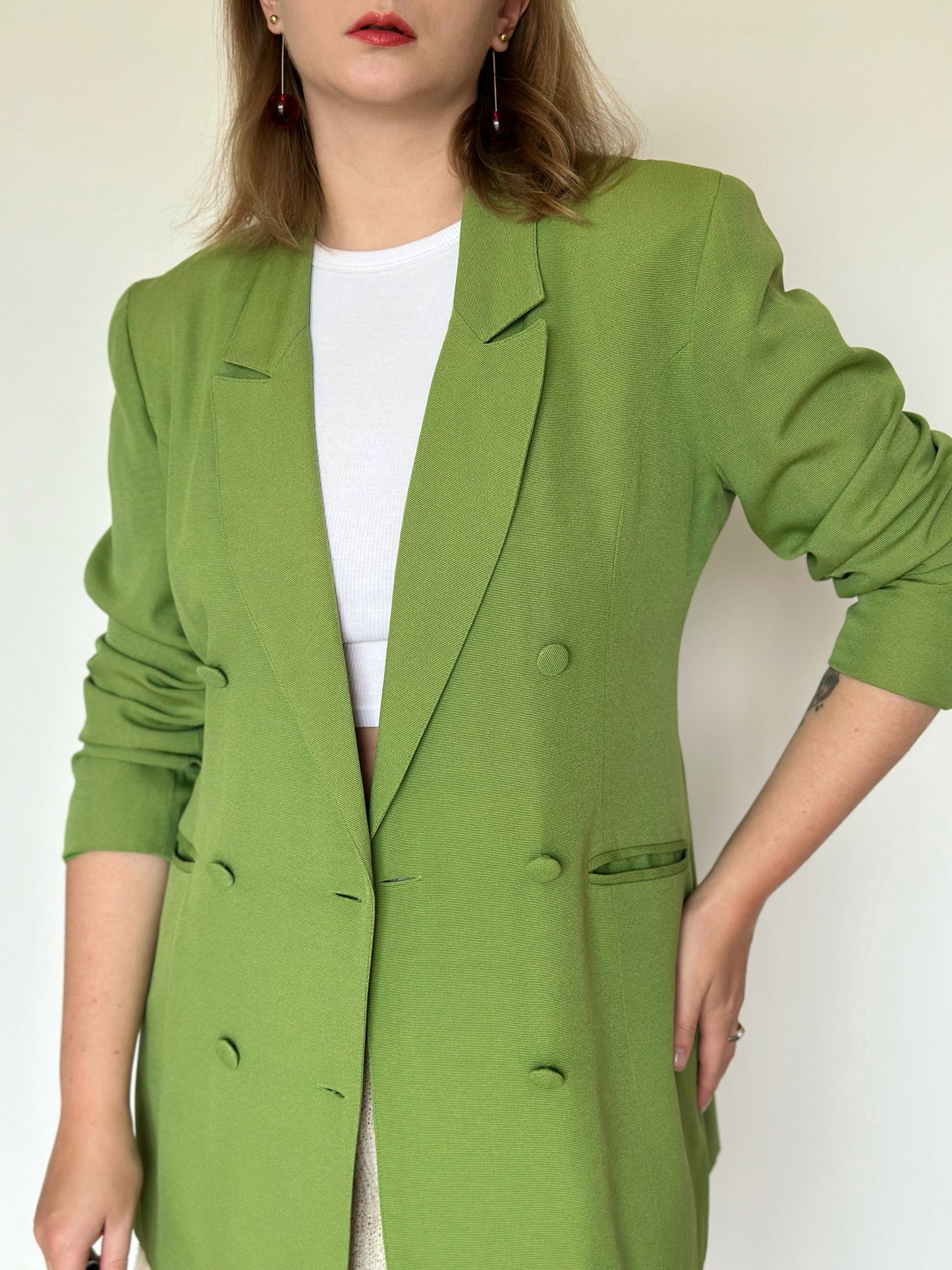 Stunning vintage green blazer