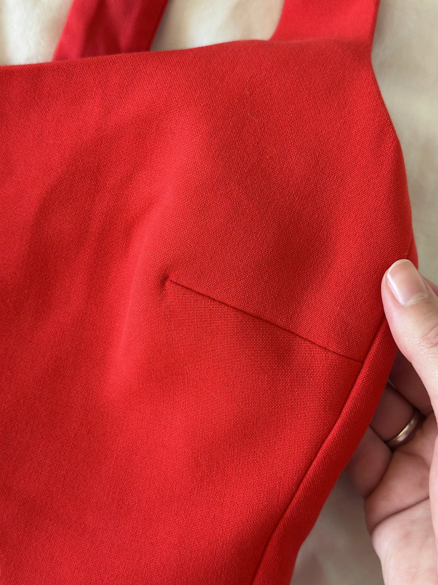 Classic red mini dress by Armani Exchange