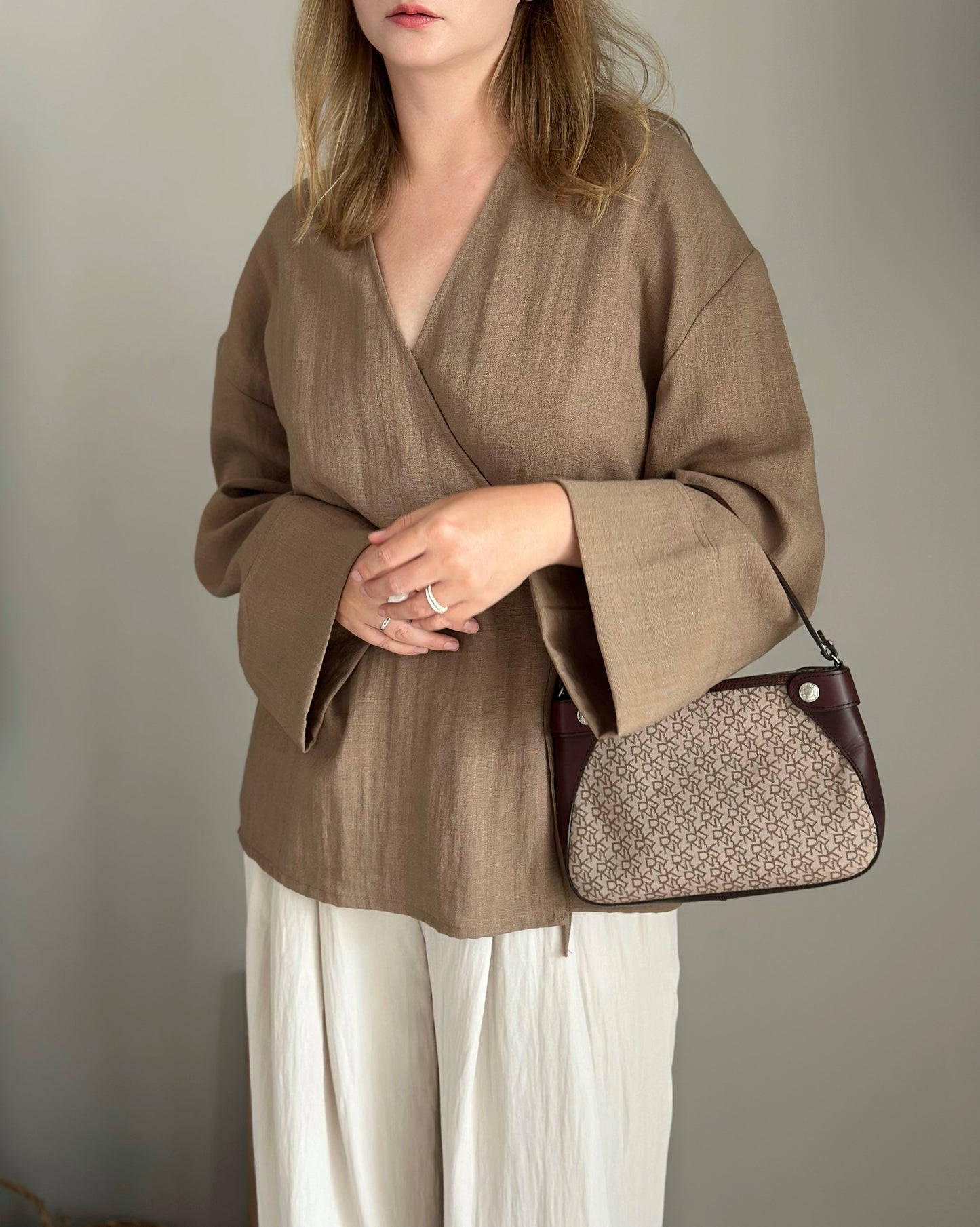 Vintage DKNY shoulder bag with a sleek, urban feel