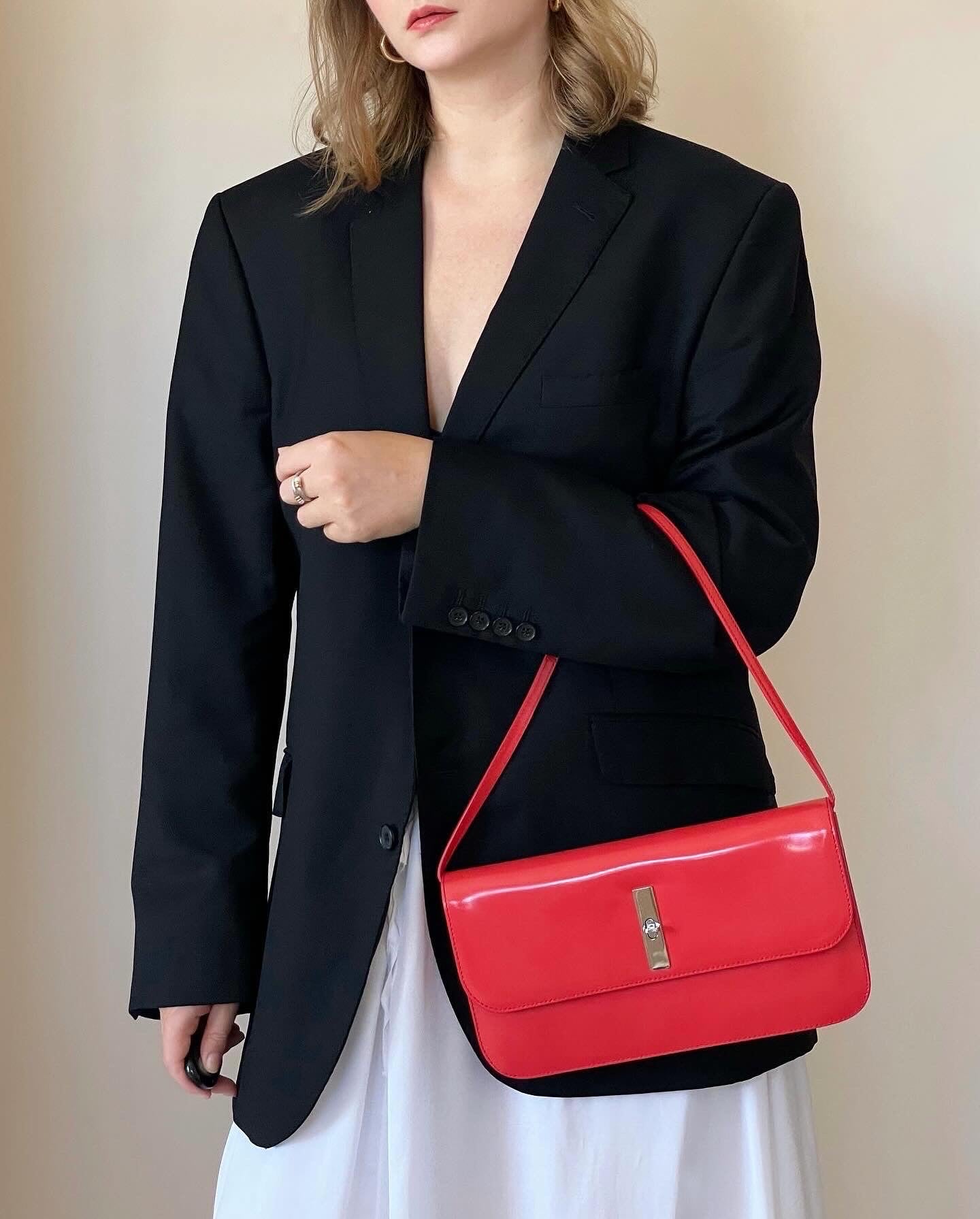 Gorgeous authentic patent leather bag from Tosca Blu ❤️