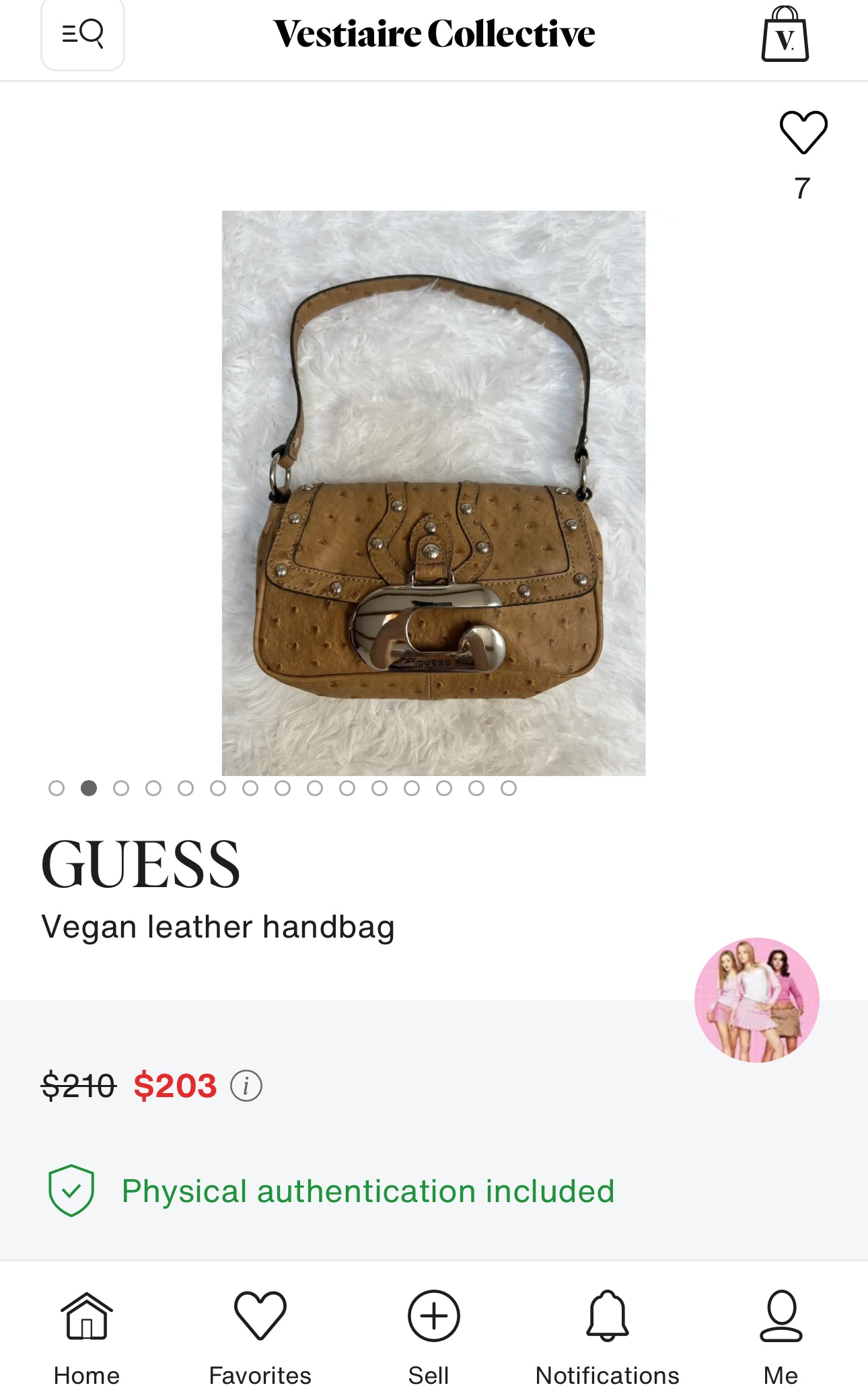 Amazing vintage baguette bag Guess