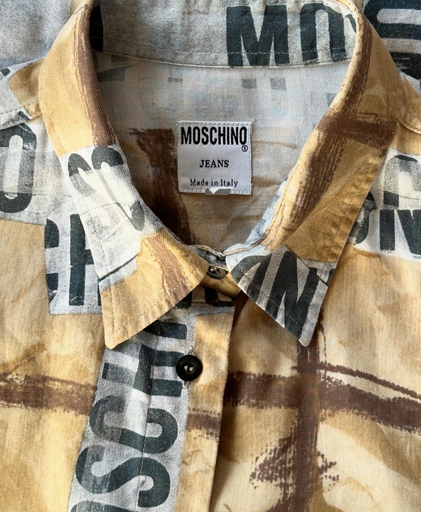 Amazing vintage Moschino Jeans shirt