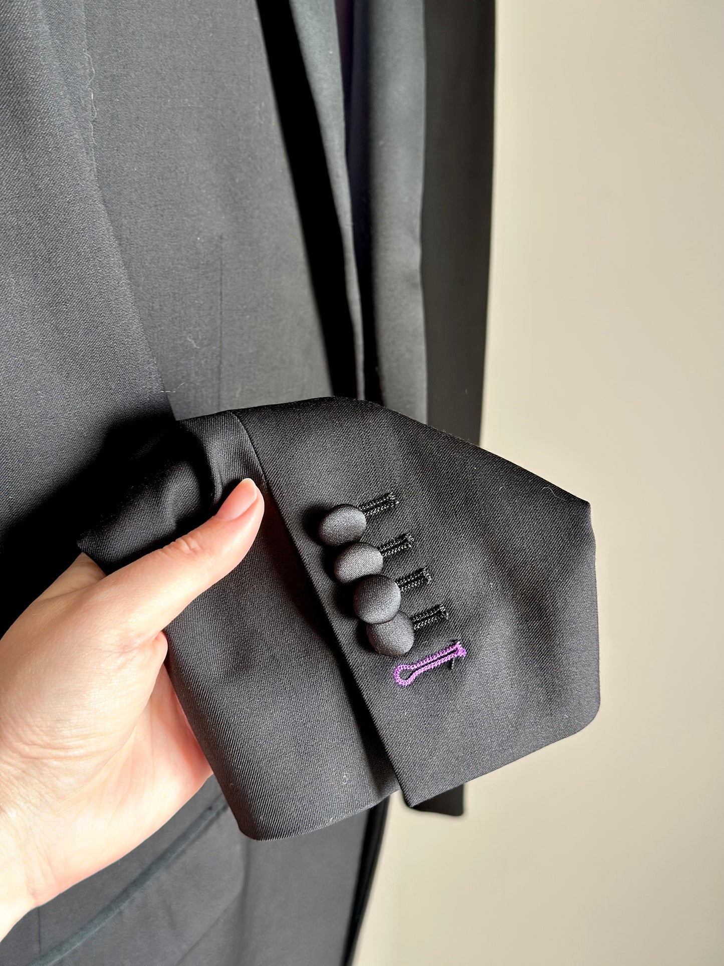 Classic vintage black mens blazer