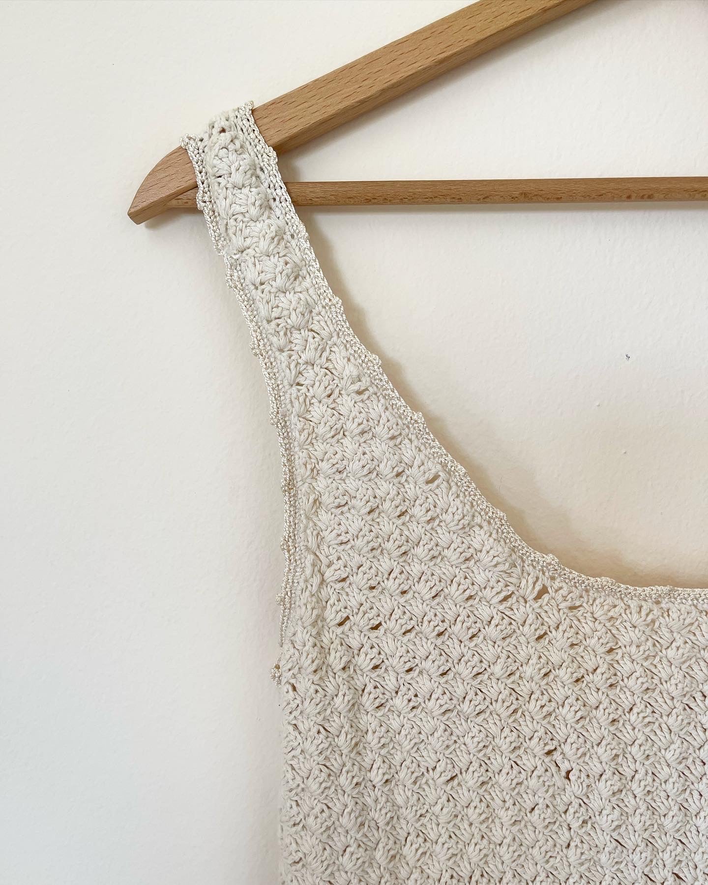 Lovely vintage handmade crochet sundress