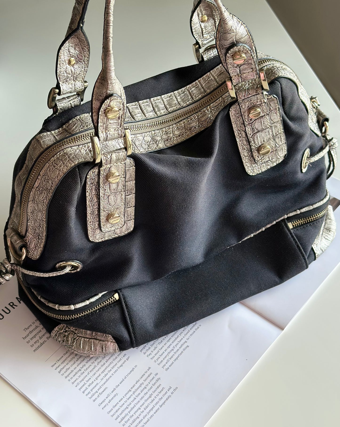 Vintage Guess satchel bag from 2000s